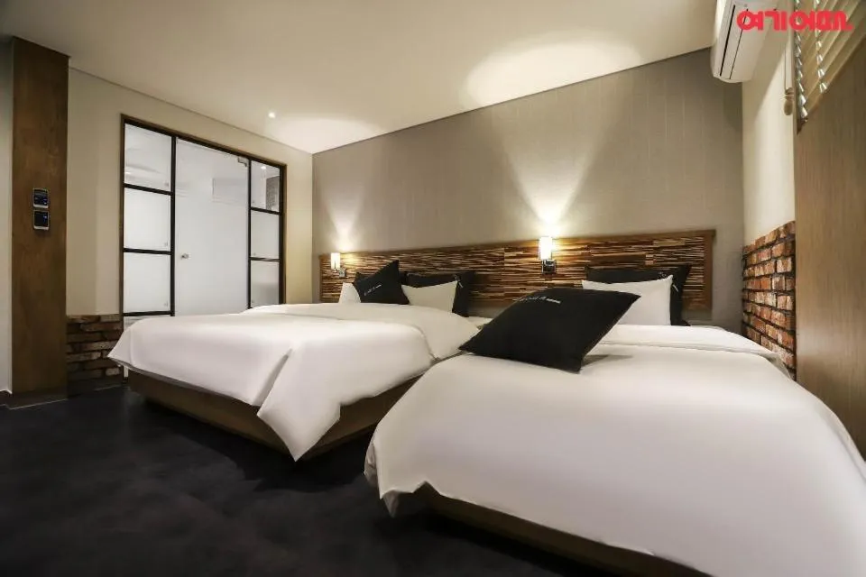 Bed in Incheon Soma Hotel