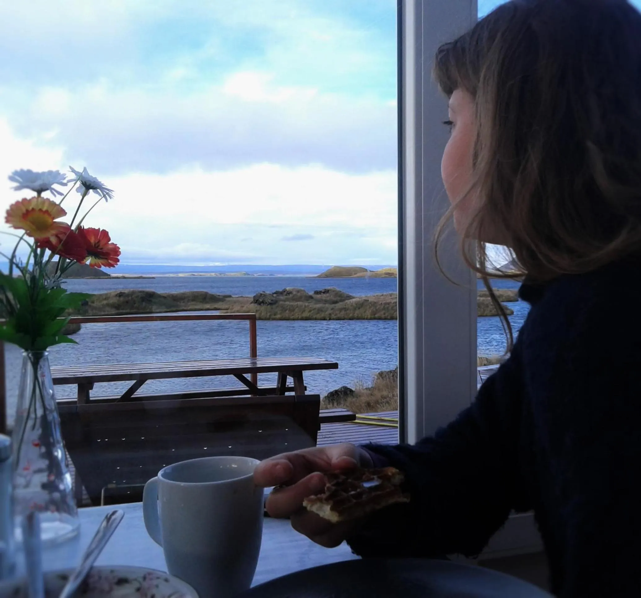 Breakfast in Dimmuborgir Guesthouse