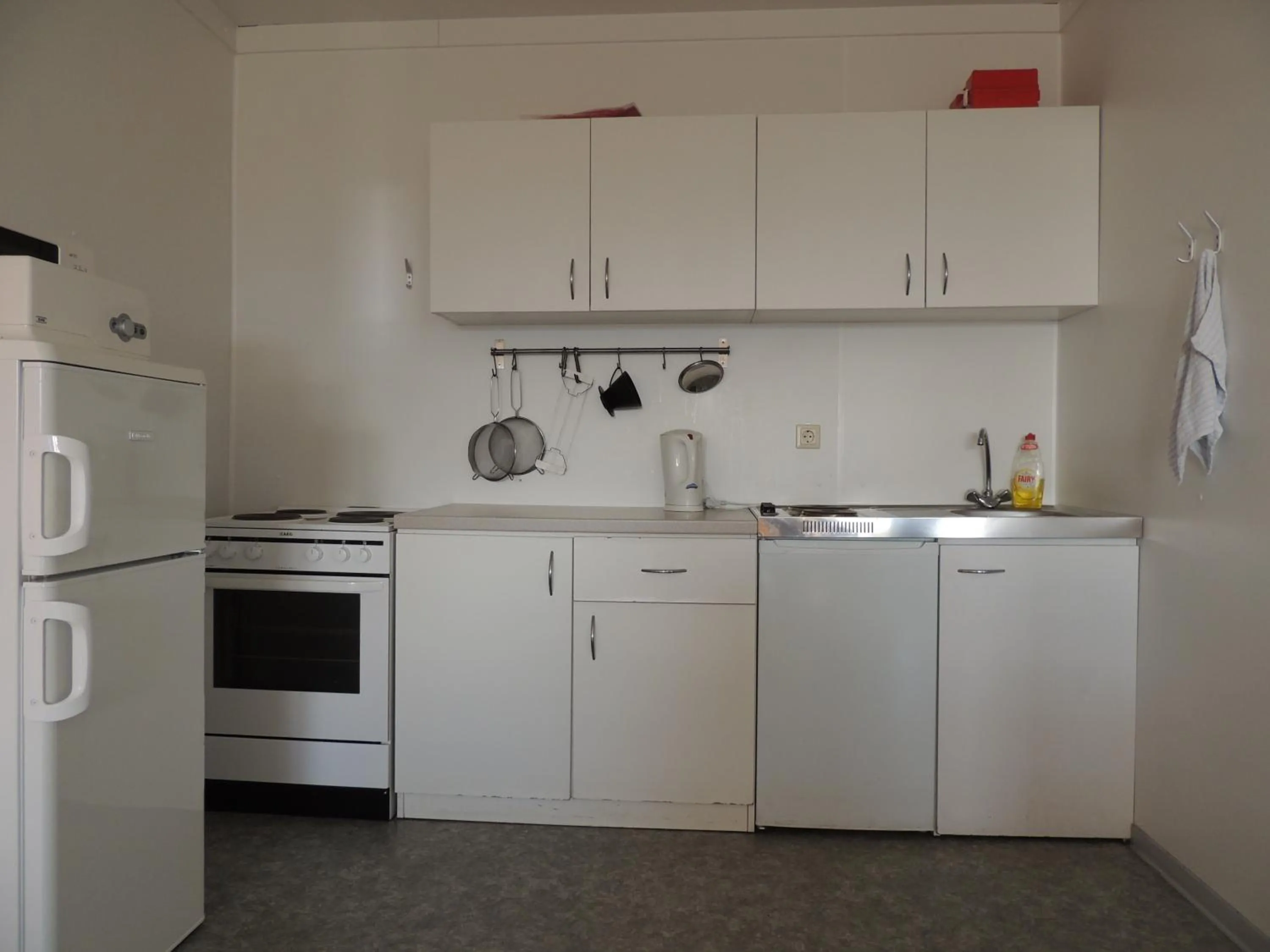 Kitchen or kitchenette in Dimmuborgir Guesthouse