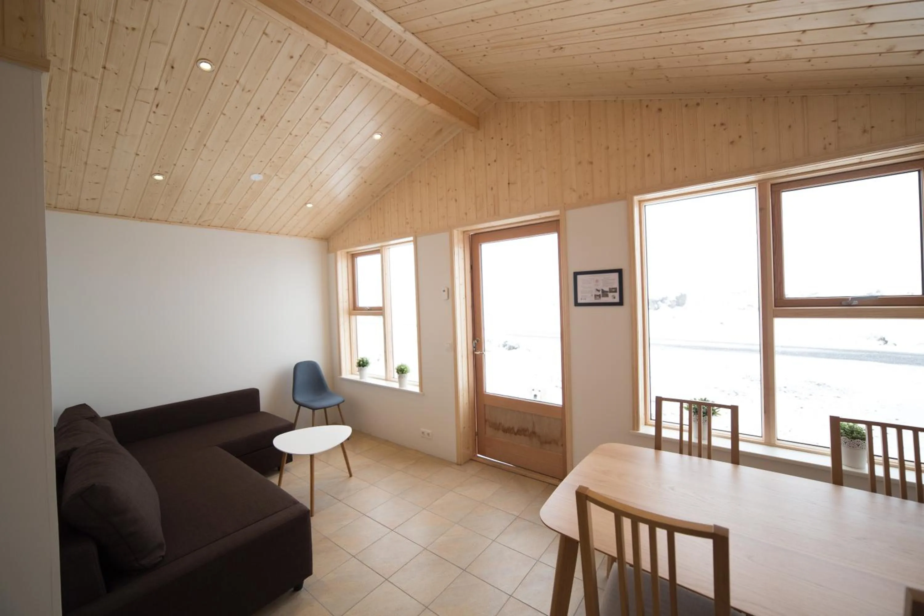 Living room in Dimmuborgir Guesthouse
