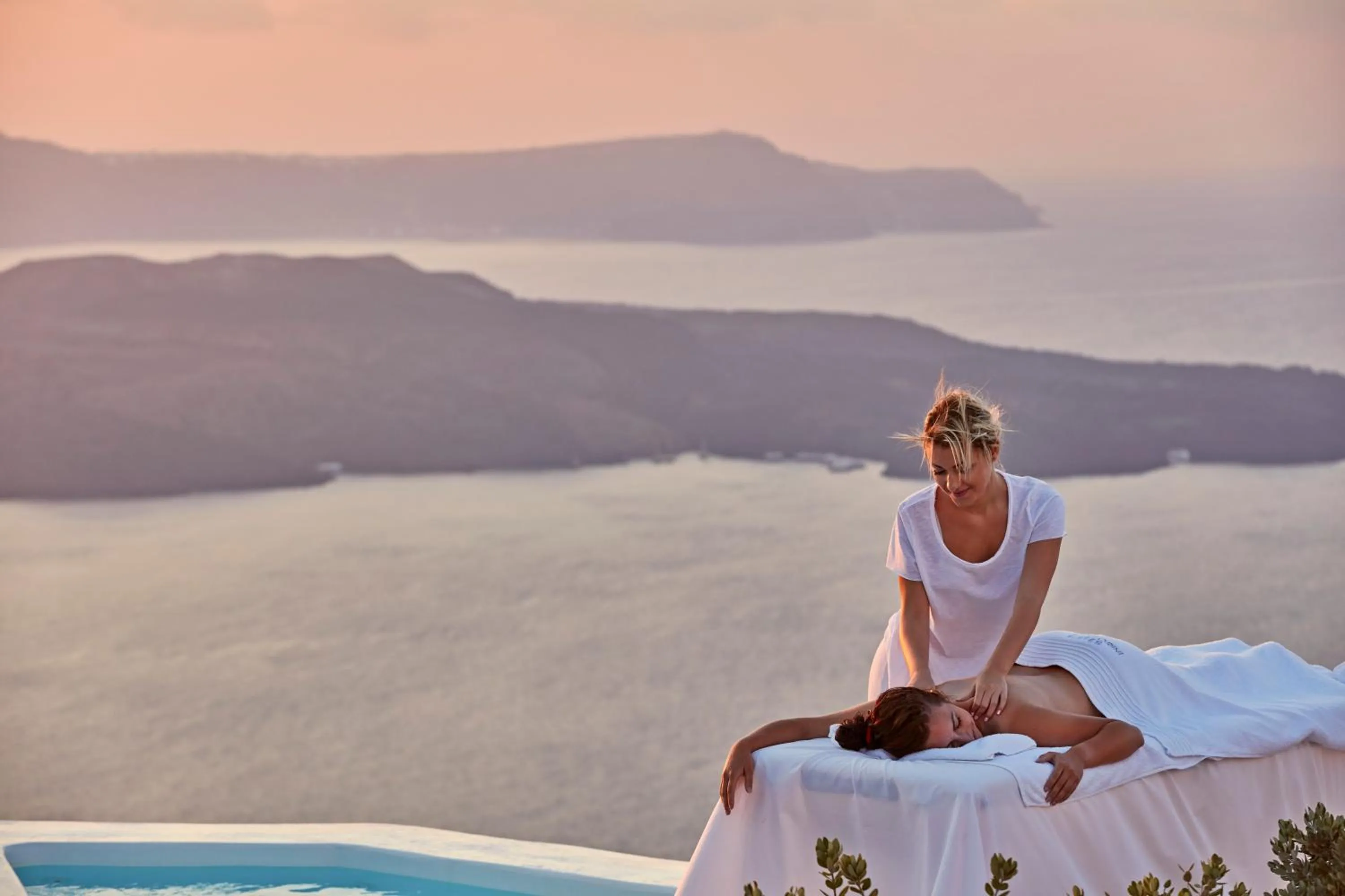 Patio in Alti Santorini Suites - Caldera View