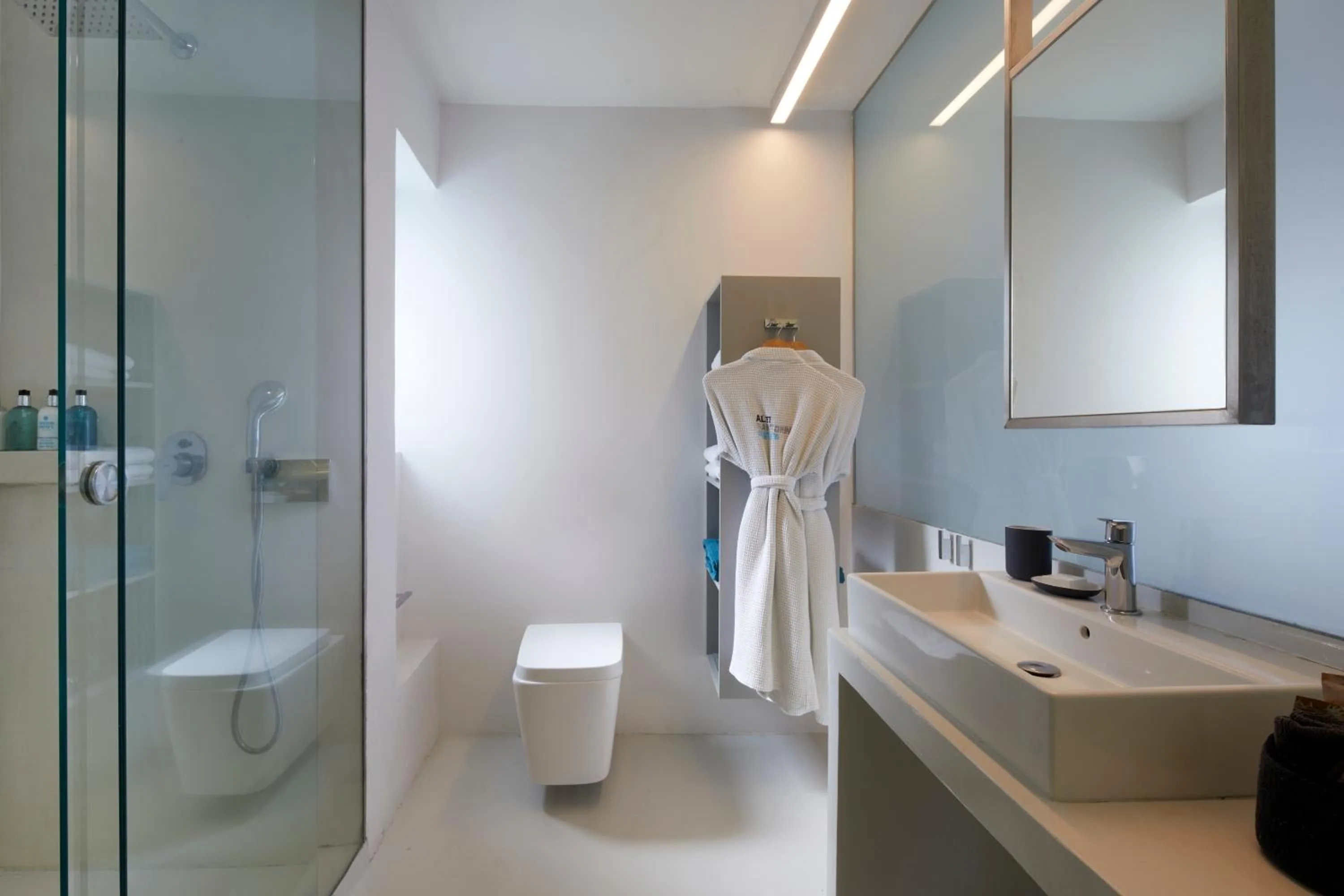 Shower in Alti Santorini Suites - Caldera View