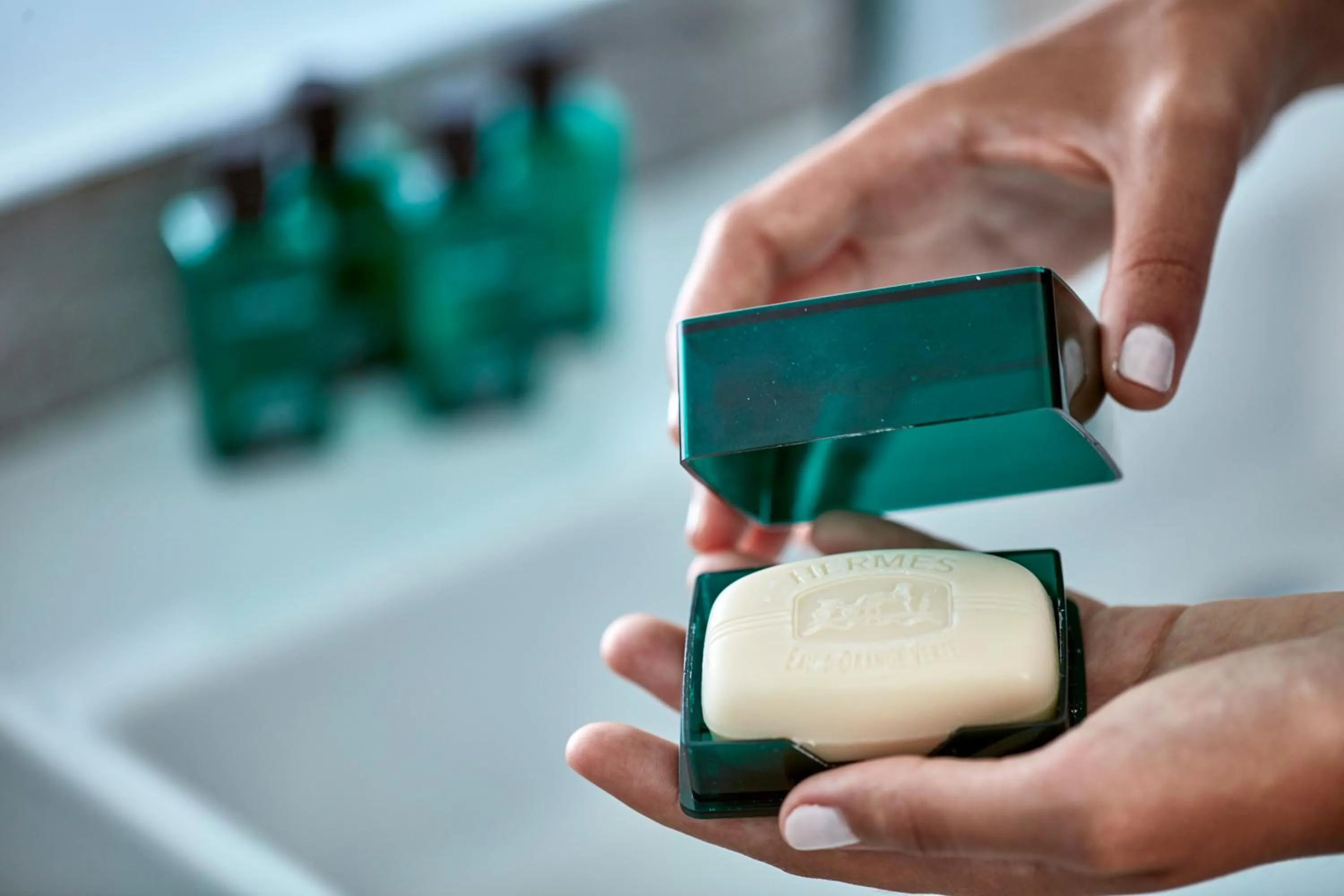 Bathroom in Alti Santorini Suites - Caldera View