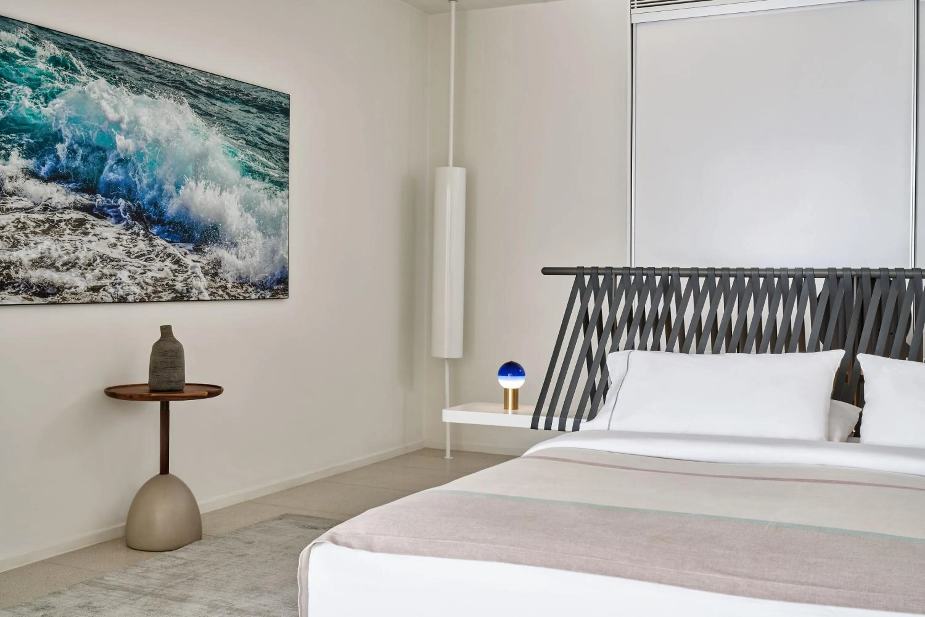 Bed in Alti Santorini Suites - Caldera View