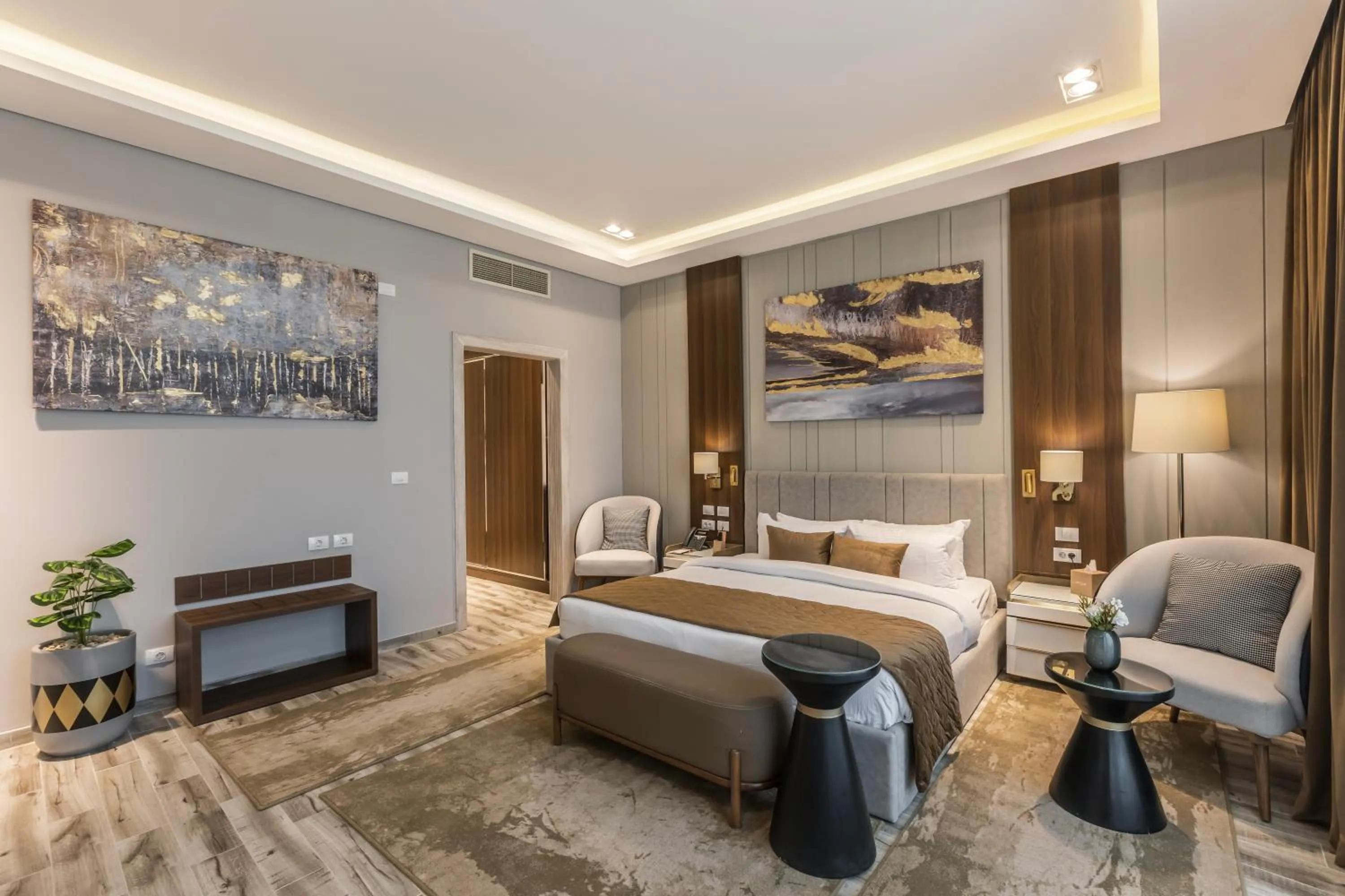 Bed in Gewan White Beach Resort-New Alamein