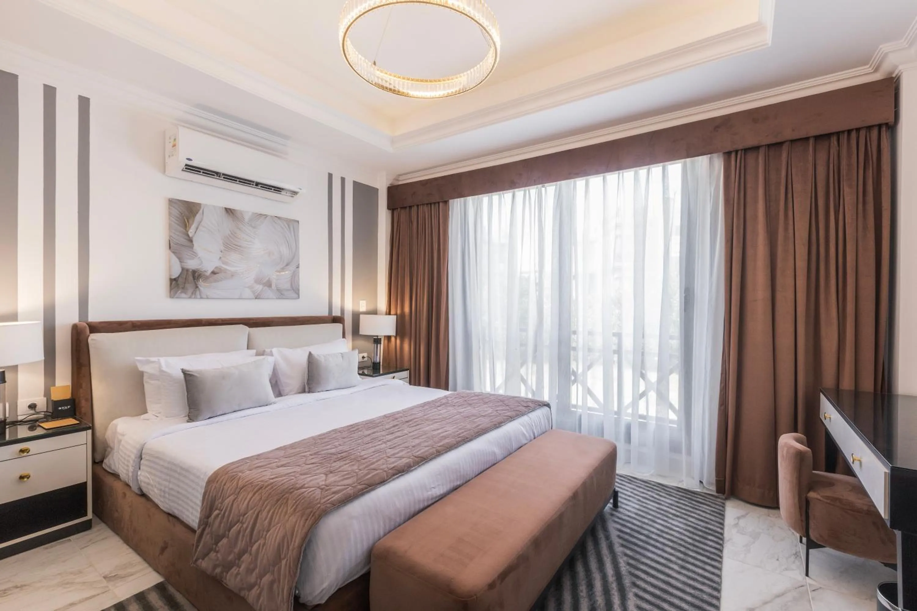 Bed in Gewan White Beach Resort-New Alamein