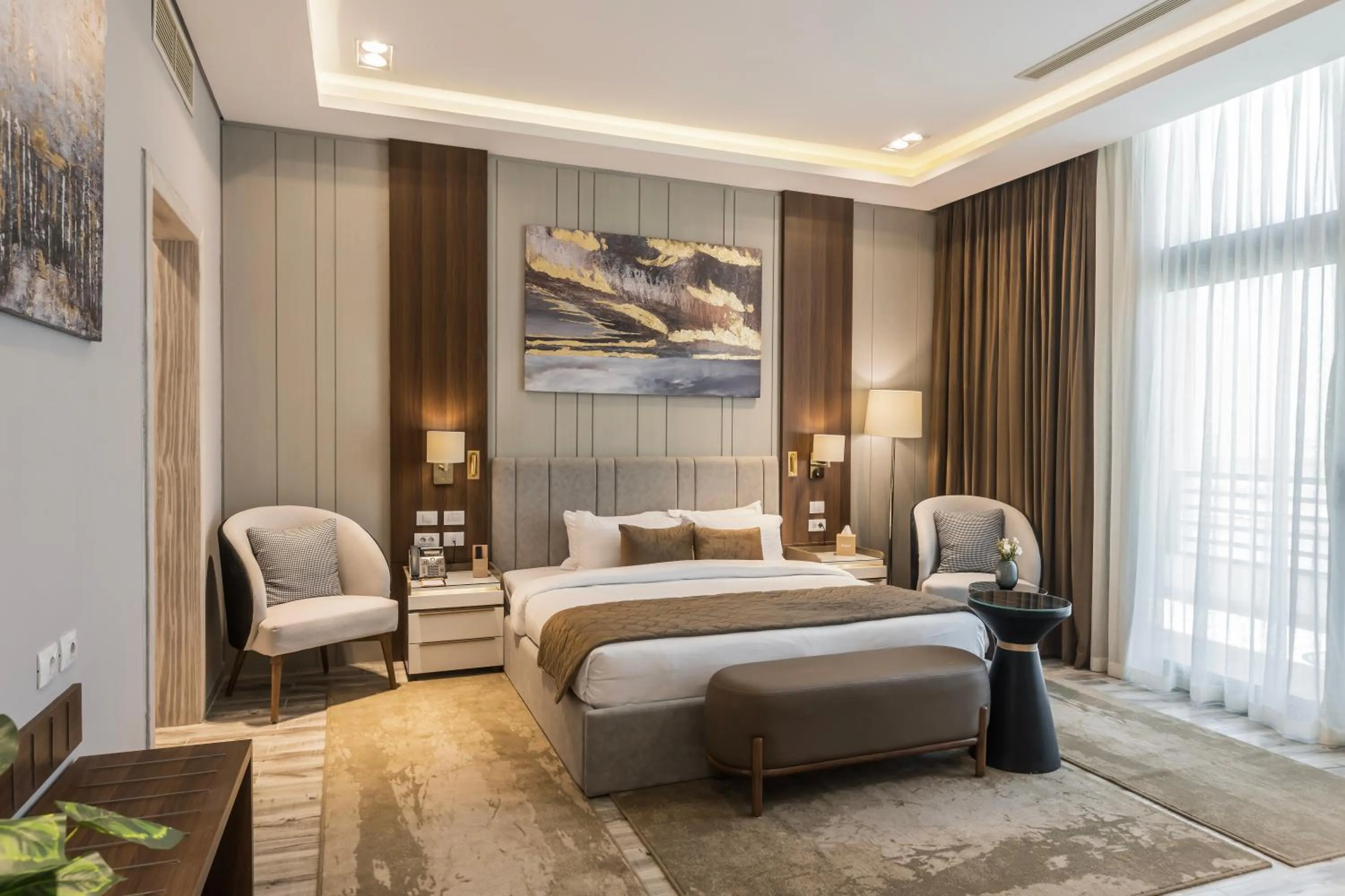 Bed in Gewan White Beach Resort-New Alamein