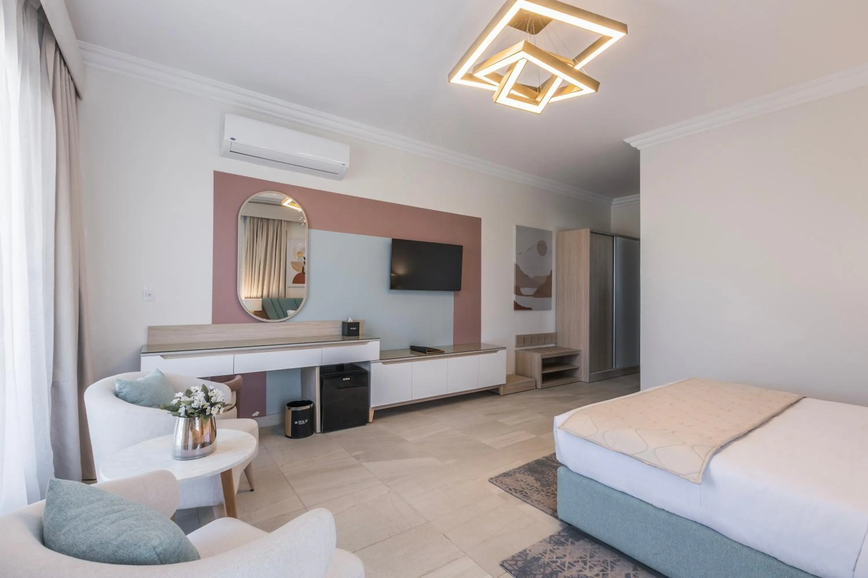 Bed in Gewan White Beach Resort-New Alamein