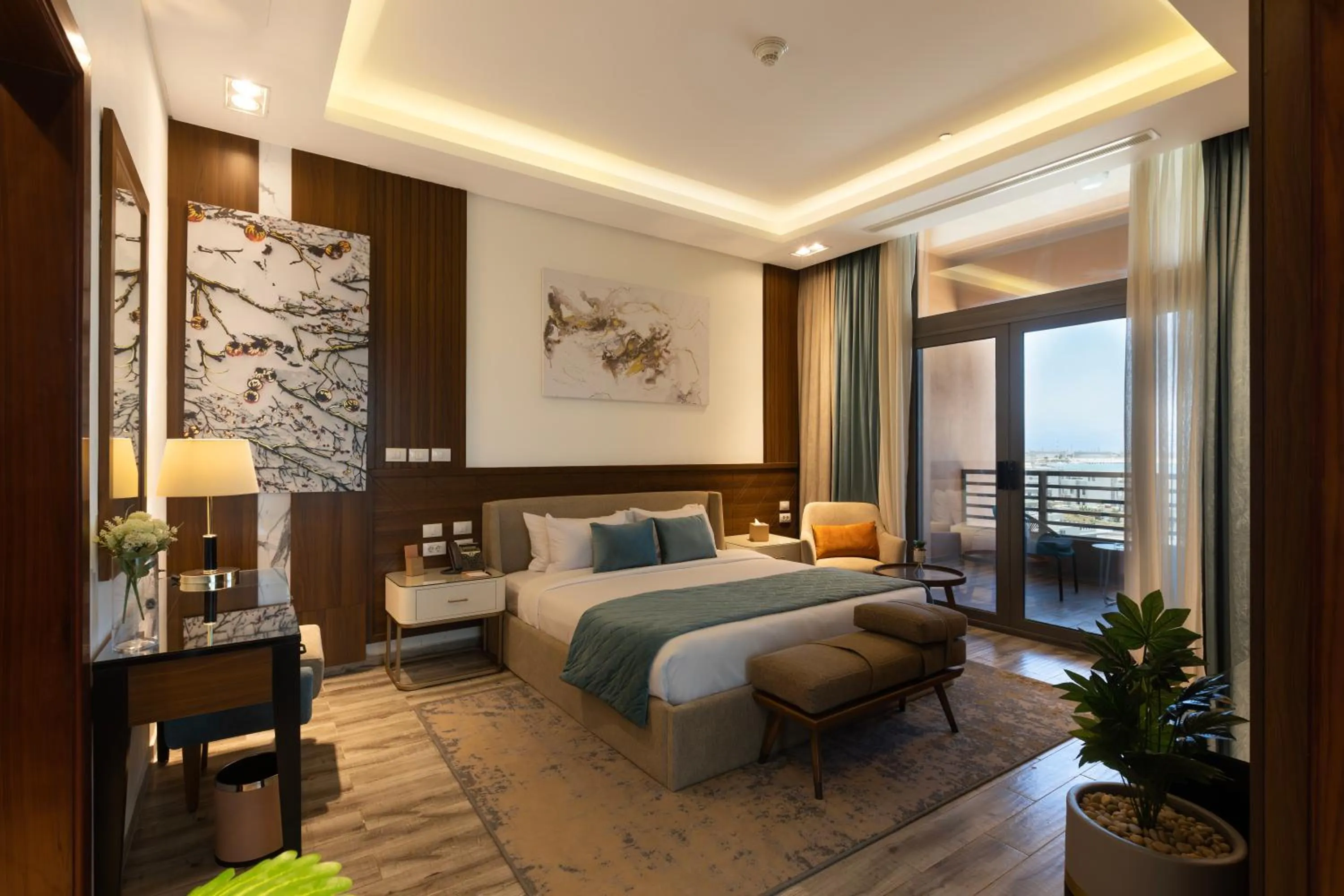 Bed in Gewan White Beach Resort-New Alamein