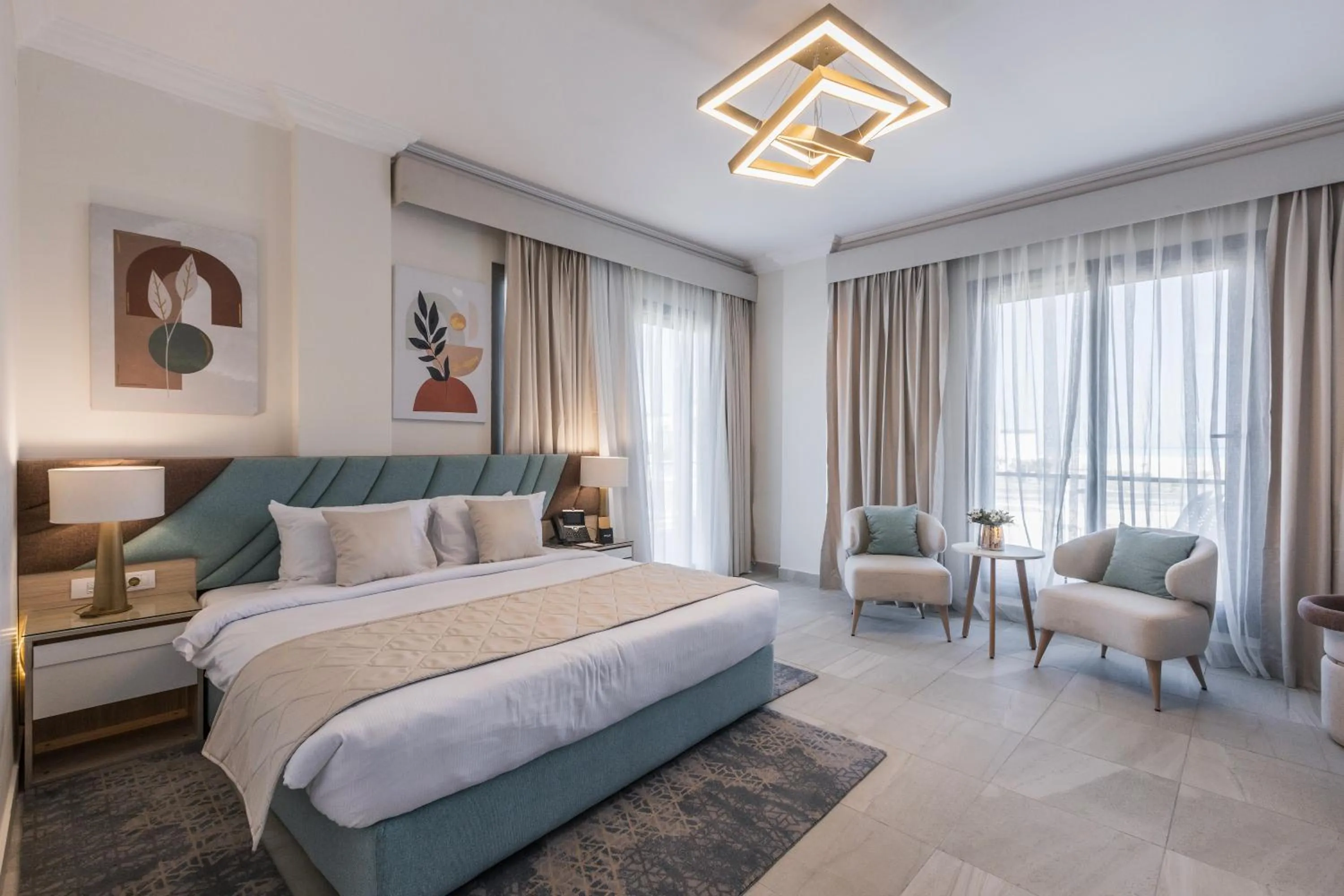 Bed in Gewan White Beach Resort-New Alamein