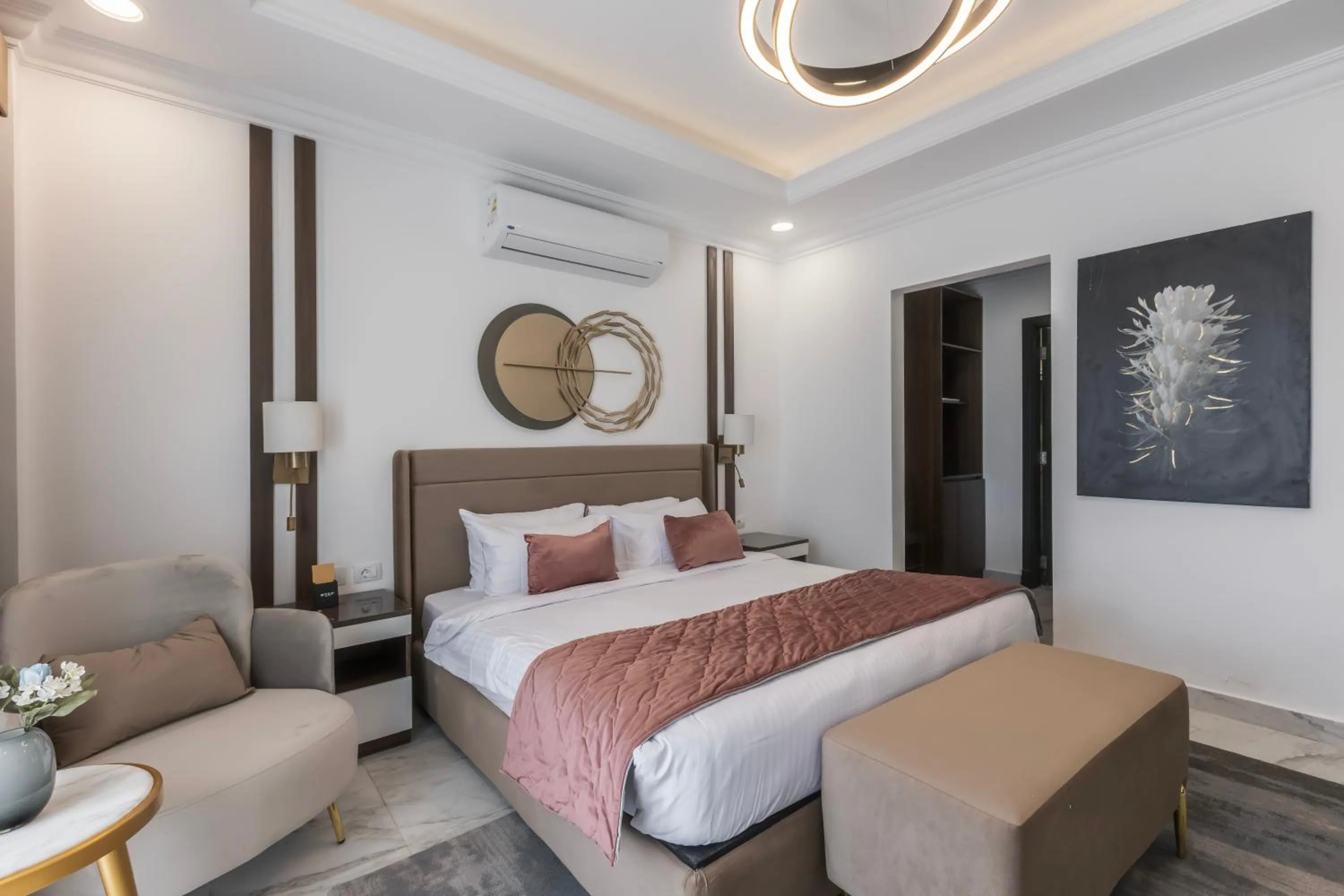 Bed in Gewan White Beach Resort-New Alamein