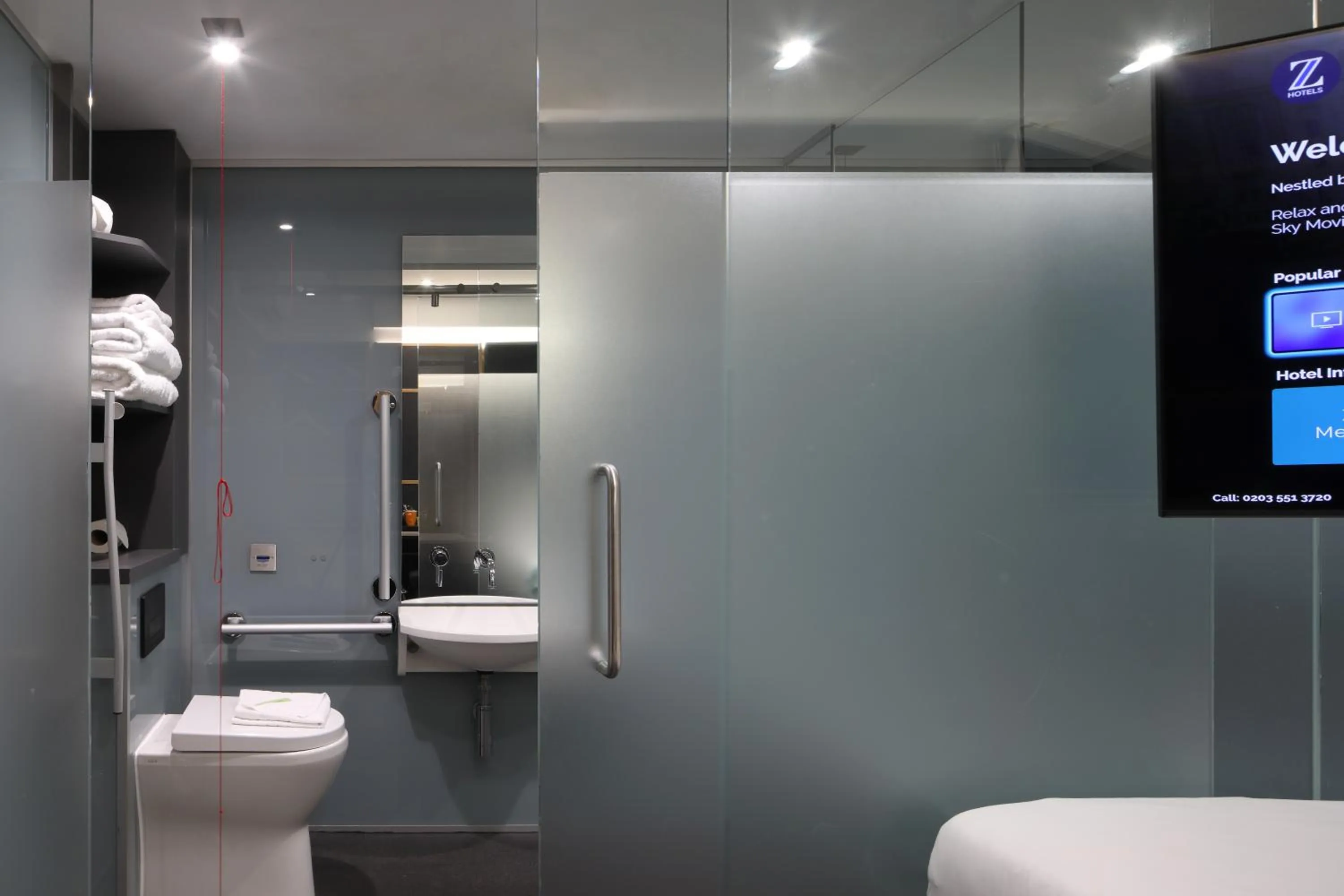 Bathroom in The Z Hotel Piccadilly