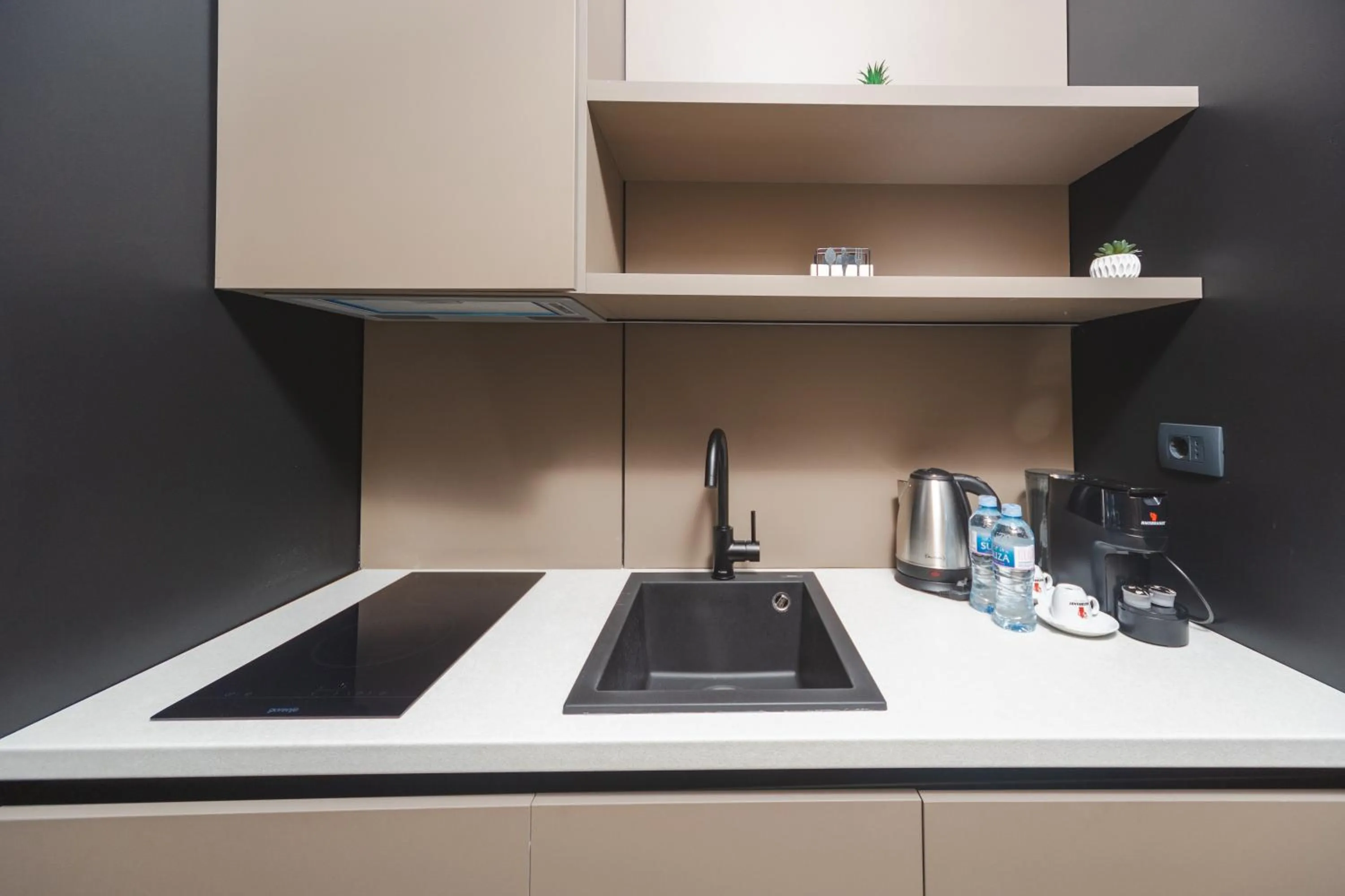 Kitchen or kitchenette in Regent Resort Budva