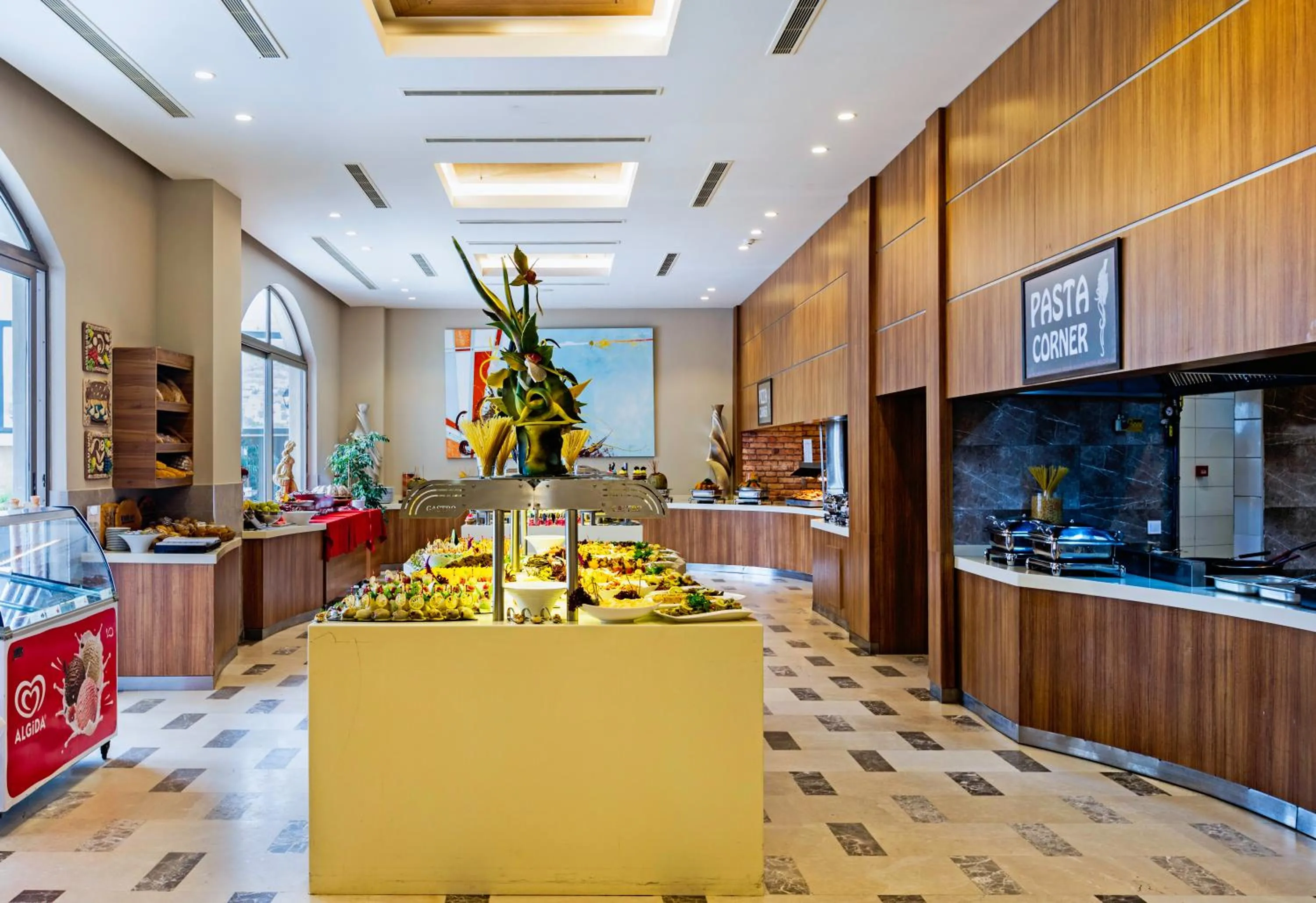 Buffet breakfast in My Ella Bodrum Resort & Spa