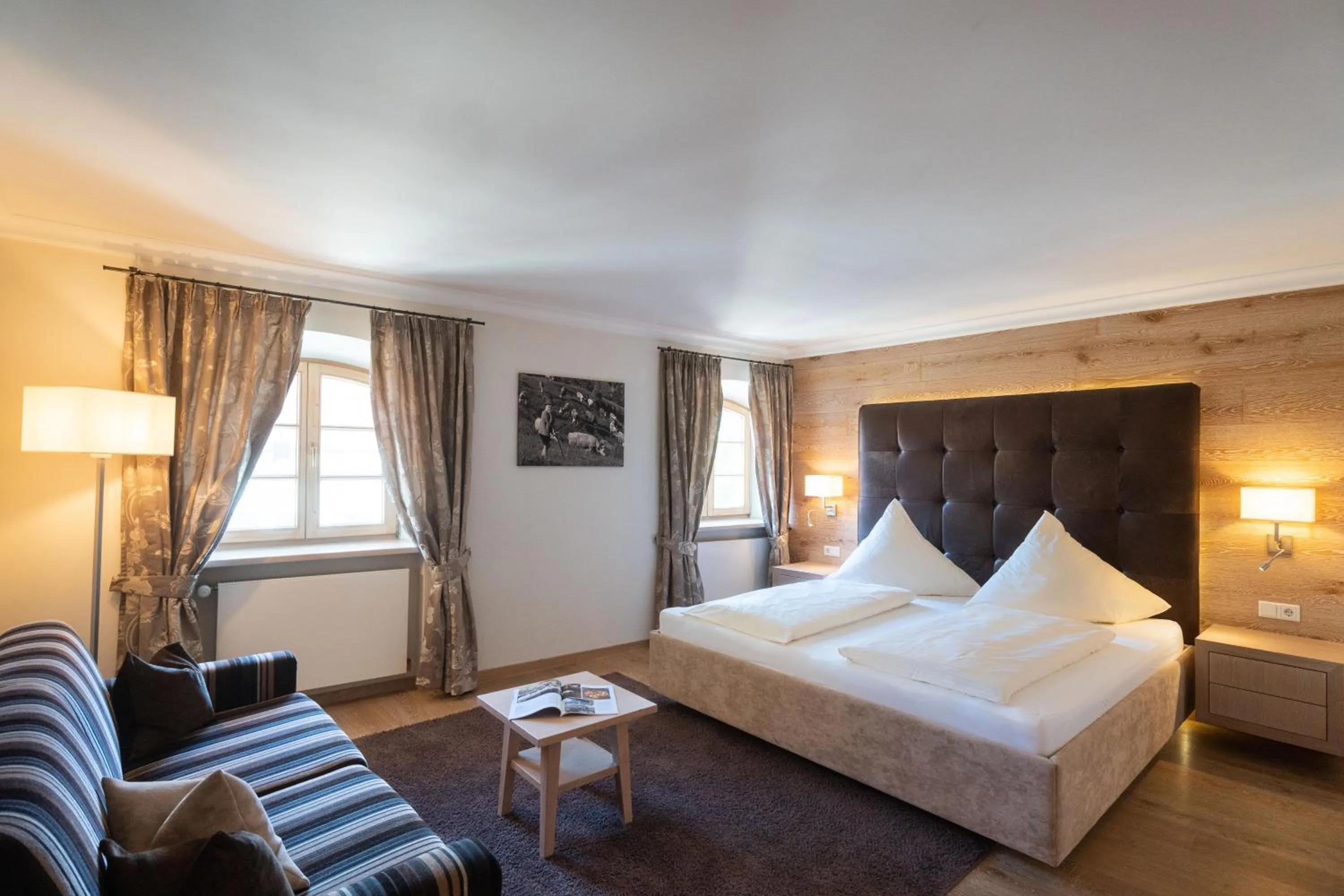 Photo of the whole room, Bed in Hotel Gasthof Alte Post Holzkirchen