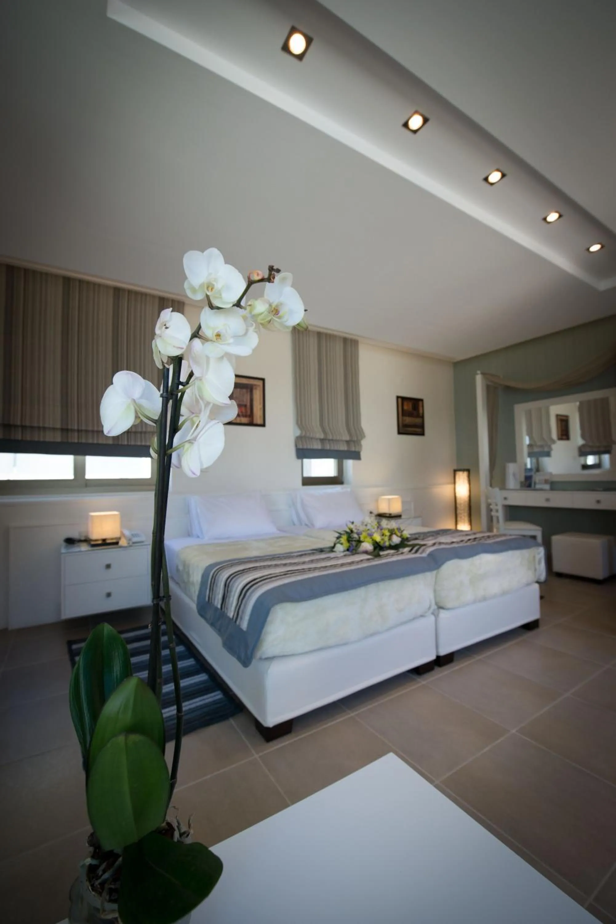 Bed in Mantinia Bay Hotel