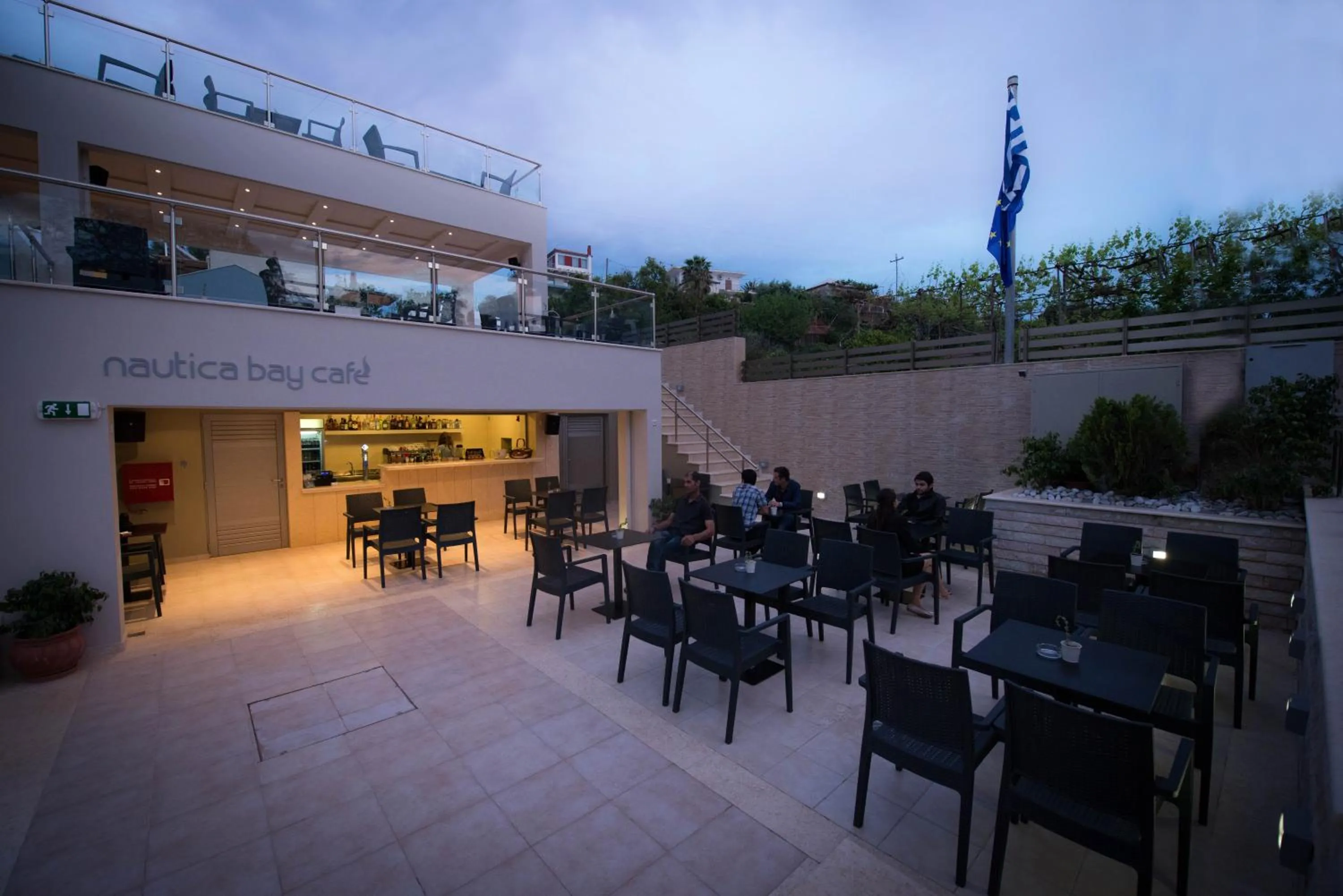 Lounge or bar in Mantinia Bay Hotel