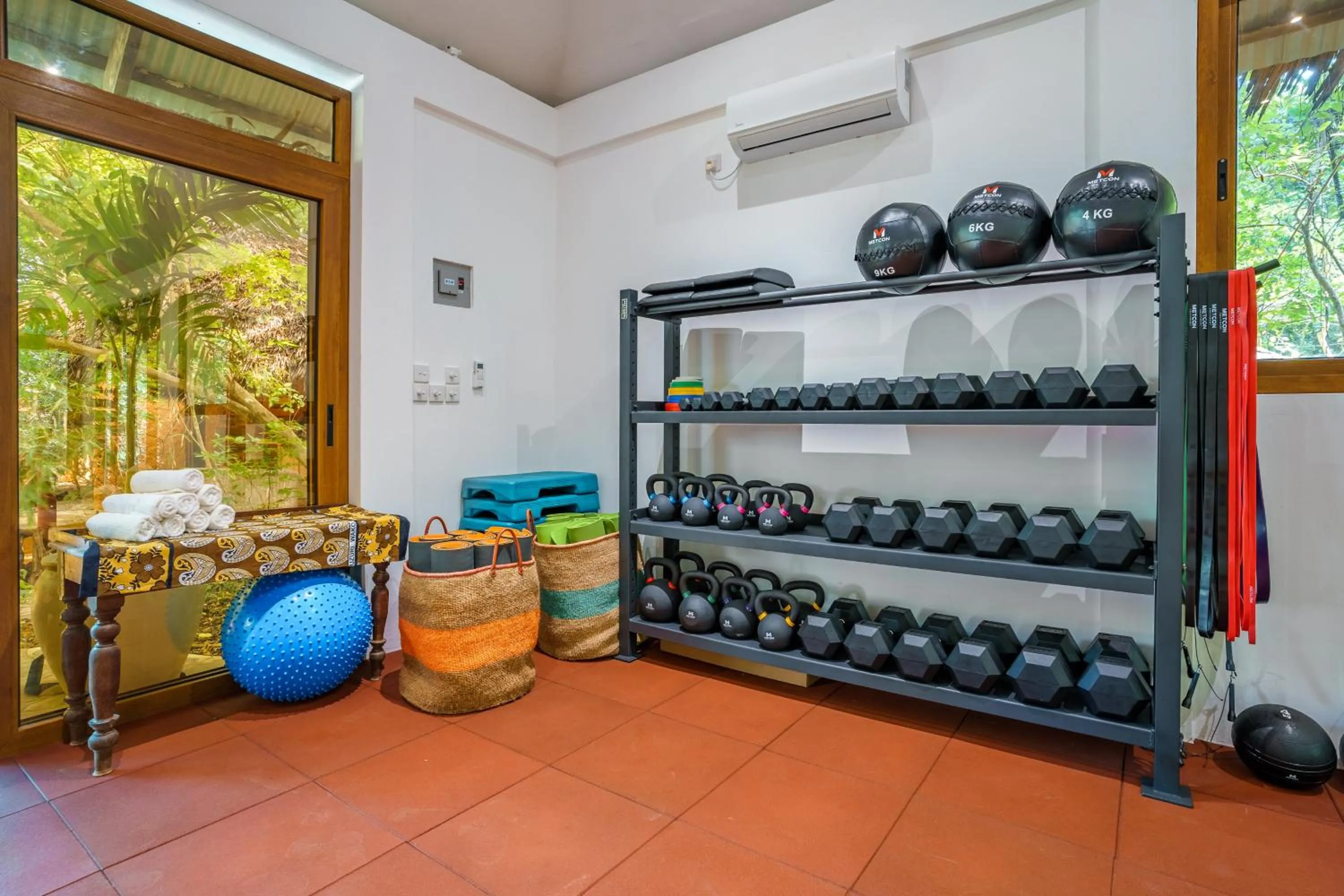 Fitness centre/facilities in Nomad Beach Resort
