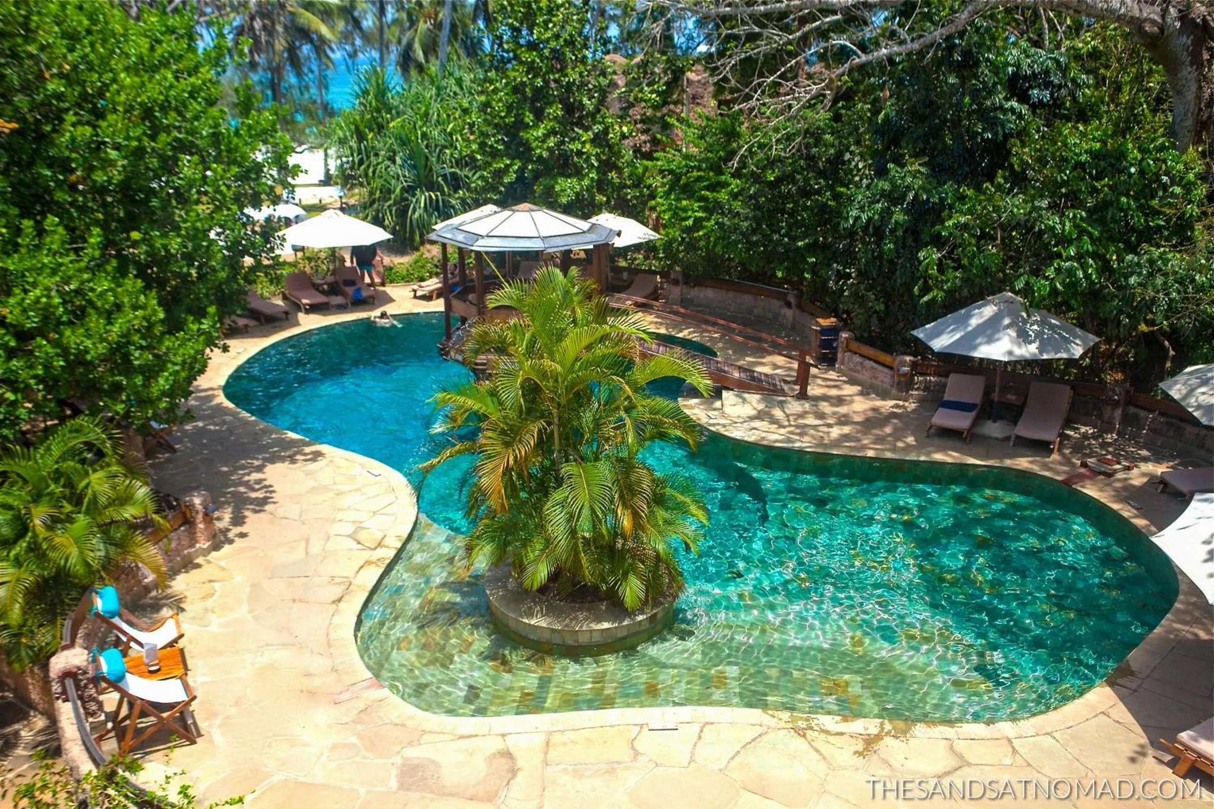 Swimming pool in Nomad Beach Resort