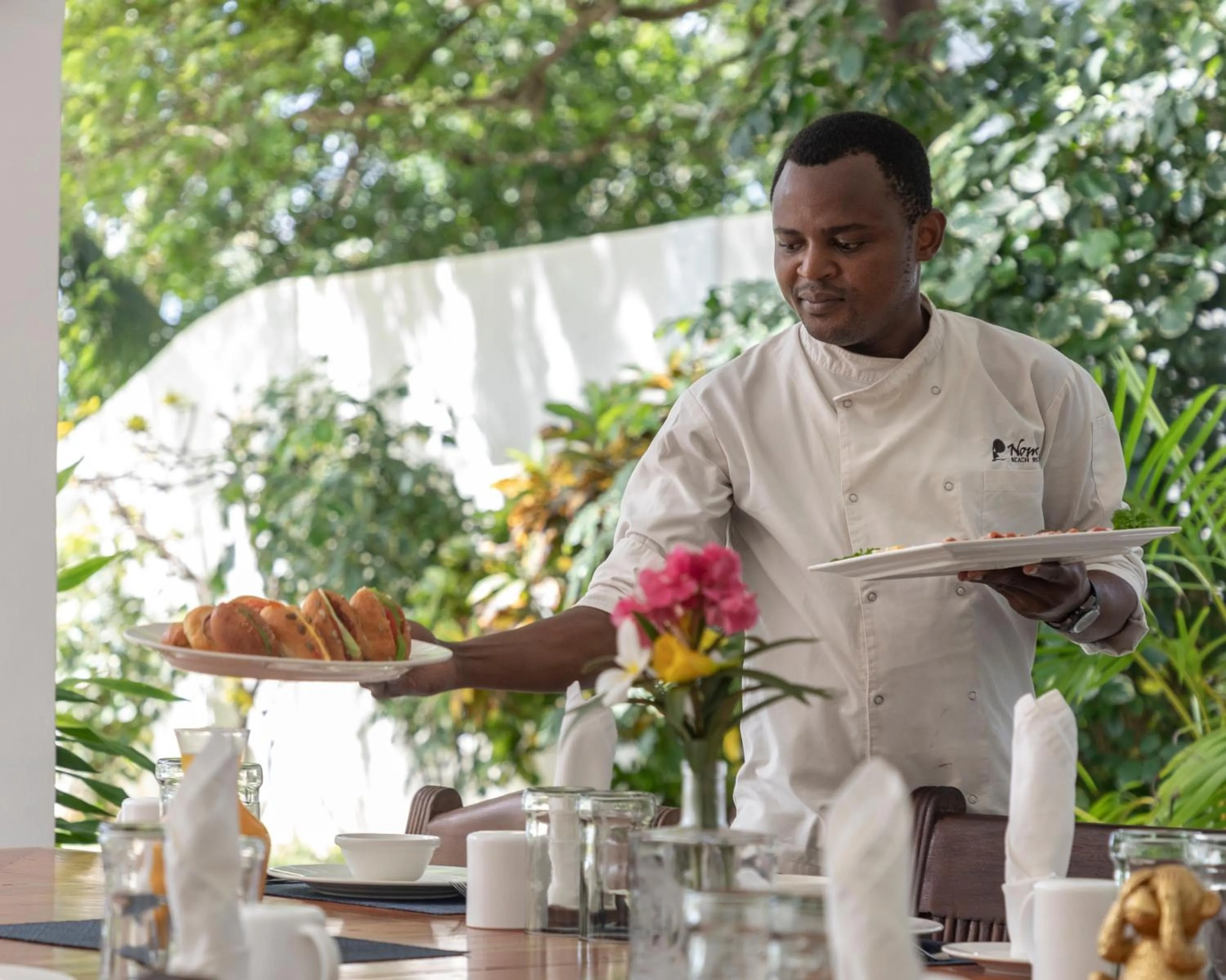 Dining area in Nomad Beach Resort
