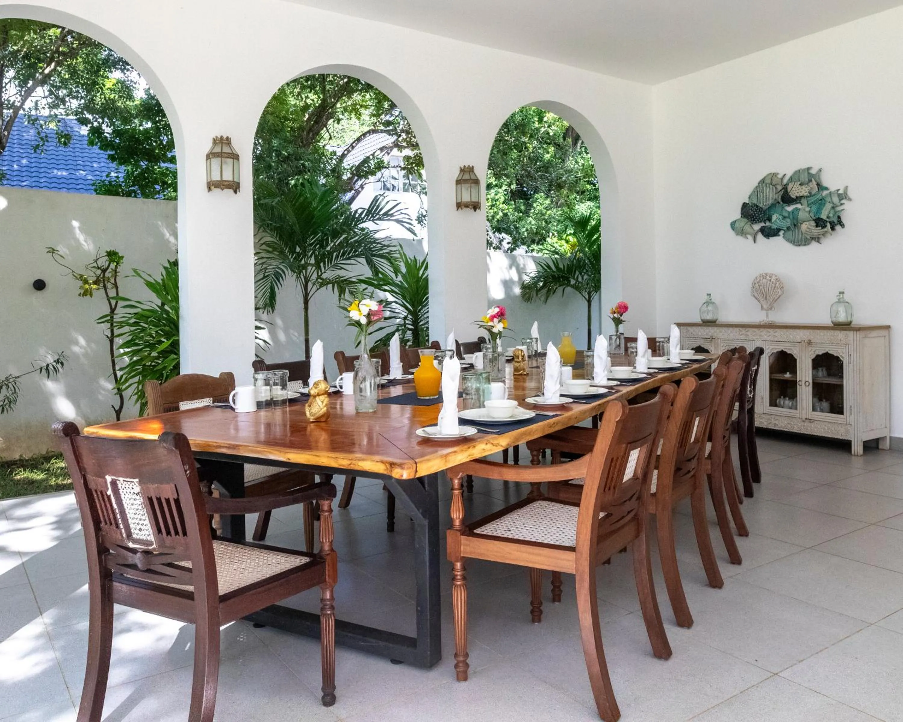 Dining area in Nomad Beach Resort