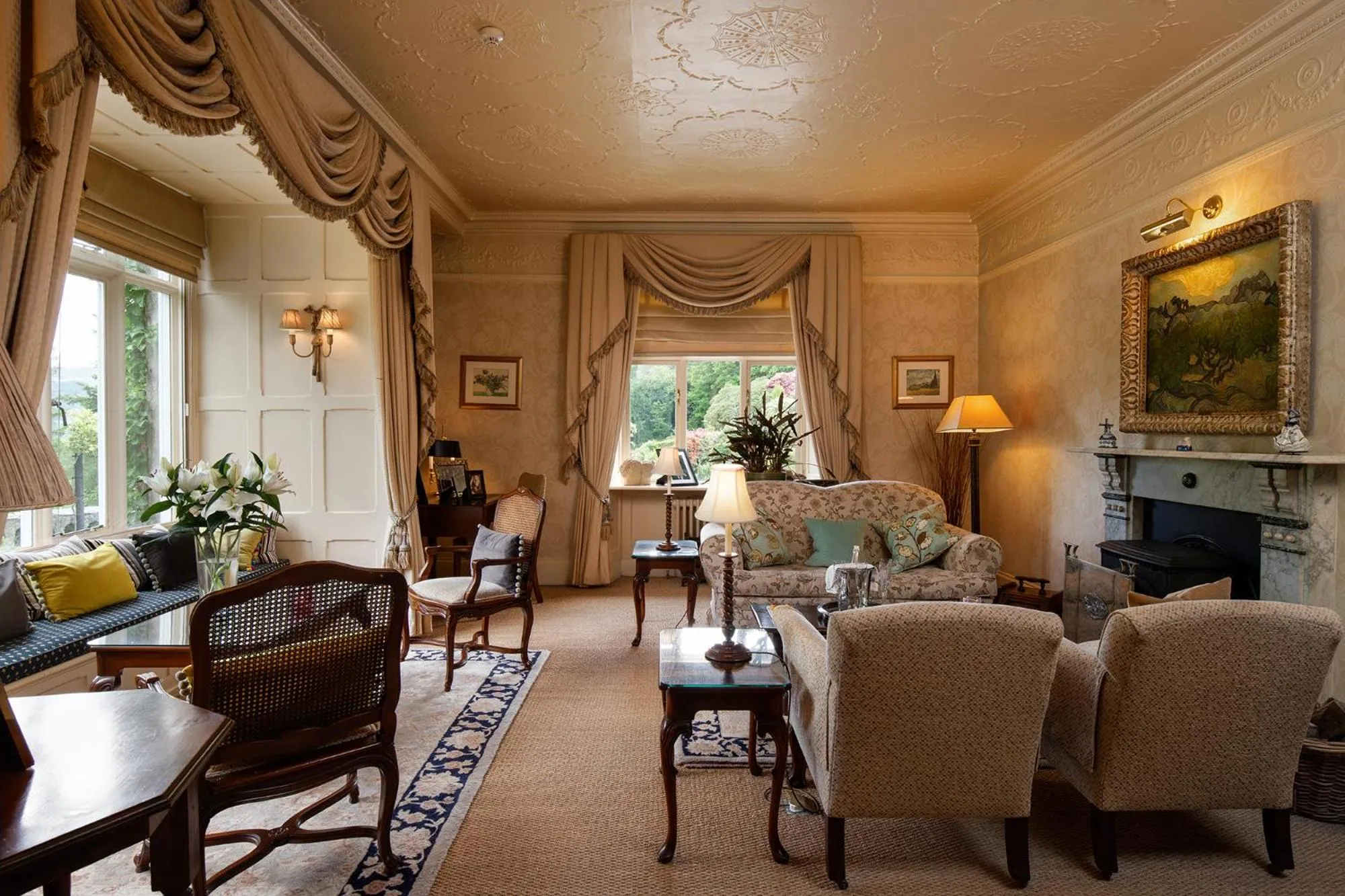 Lounge or bar in Penmaenuchaf Hotel