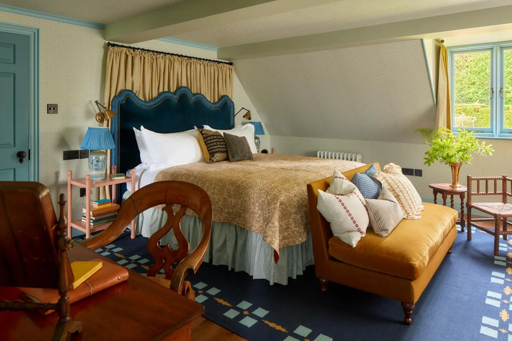 Bed in Penmaenuchaf Hotel