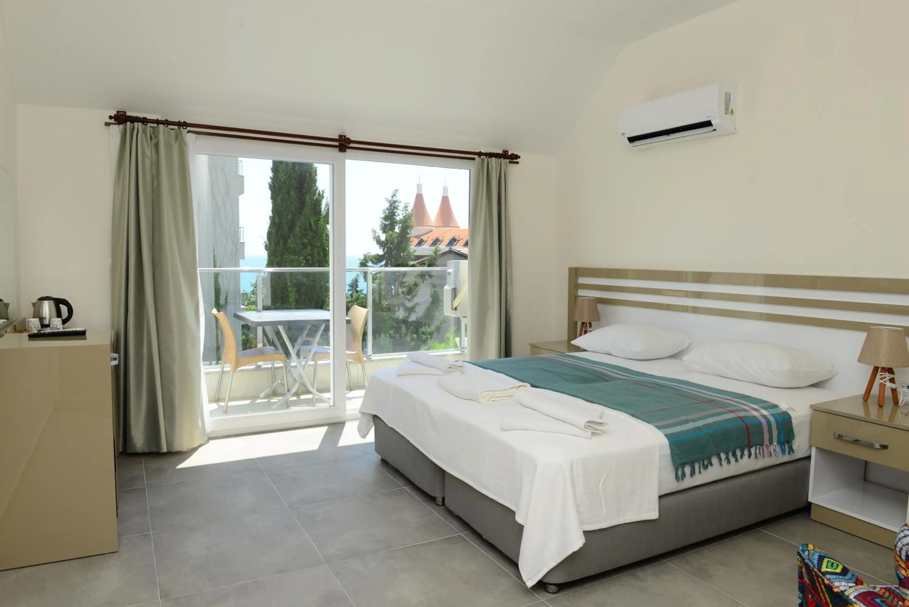 Bed in Lofts Alanya Lina Hotel