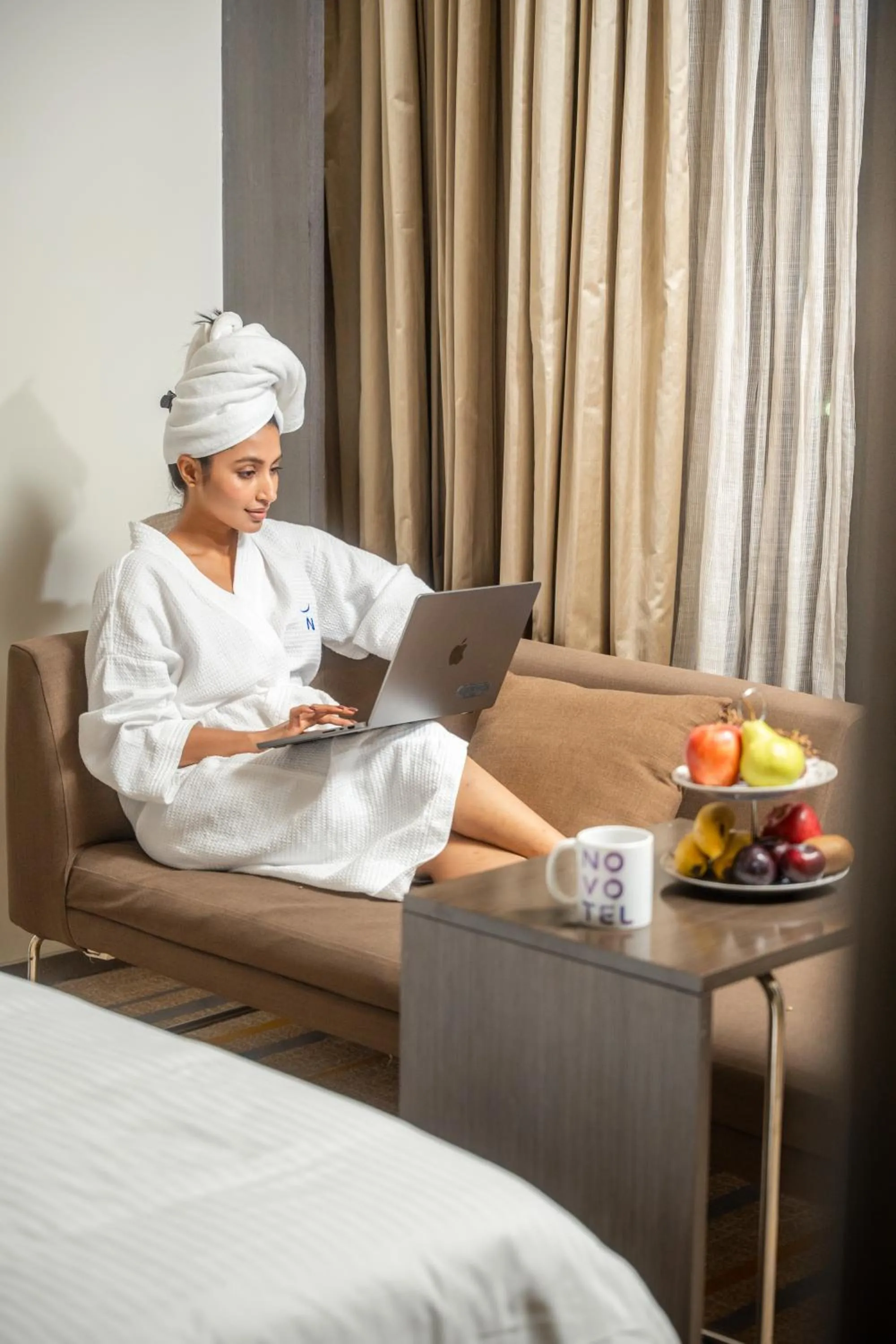 Bedroom in Novotel Kolkata Hotel and Residences