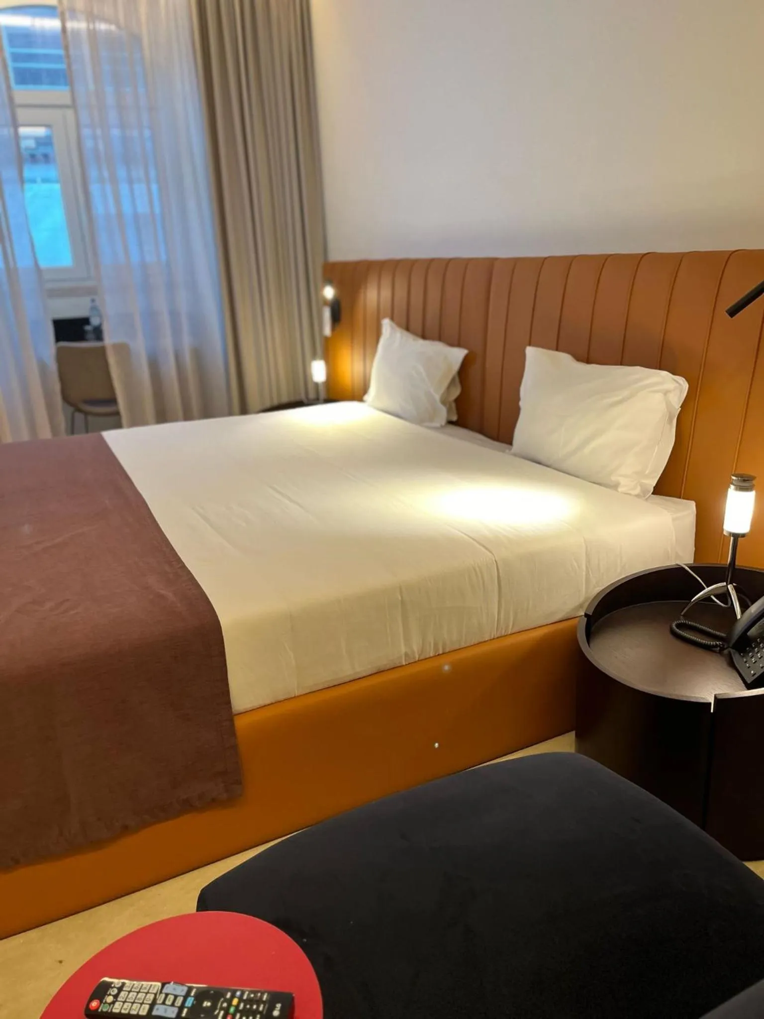 Bed in Golden Lisbon Hotel