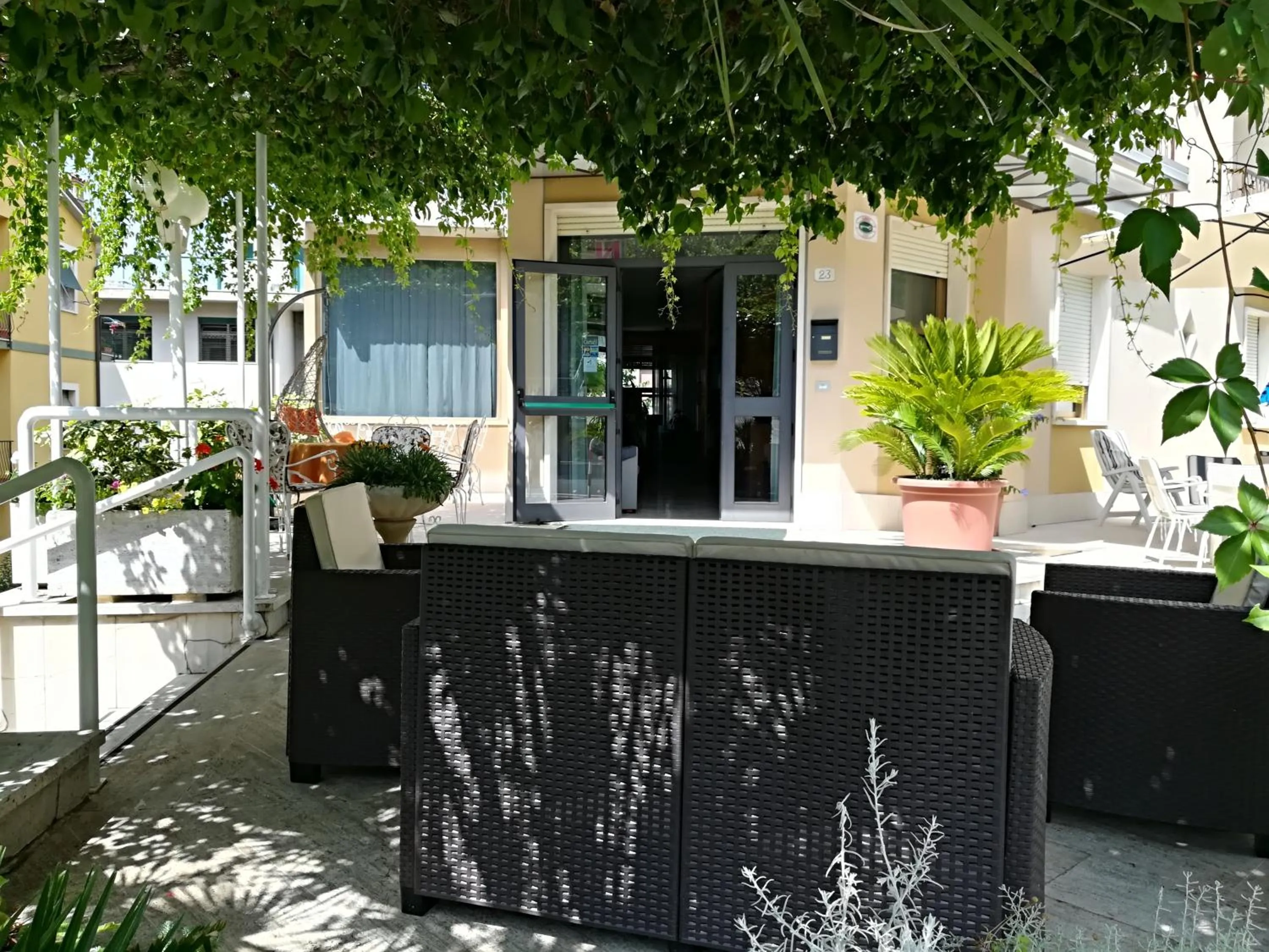 Garden in Hotel Saturno