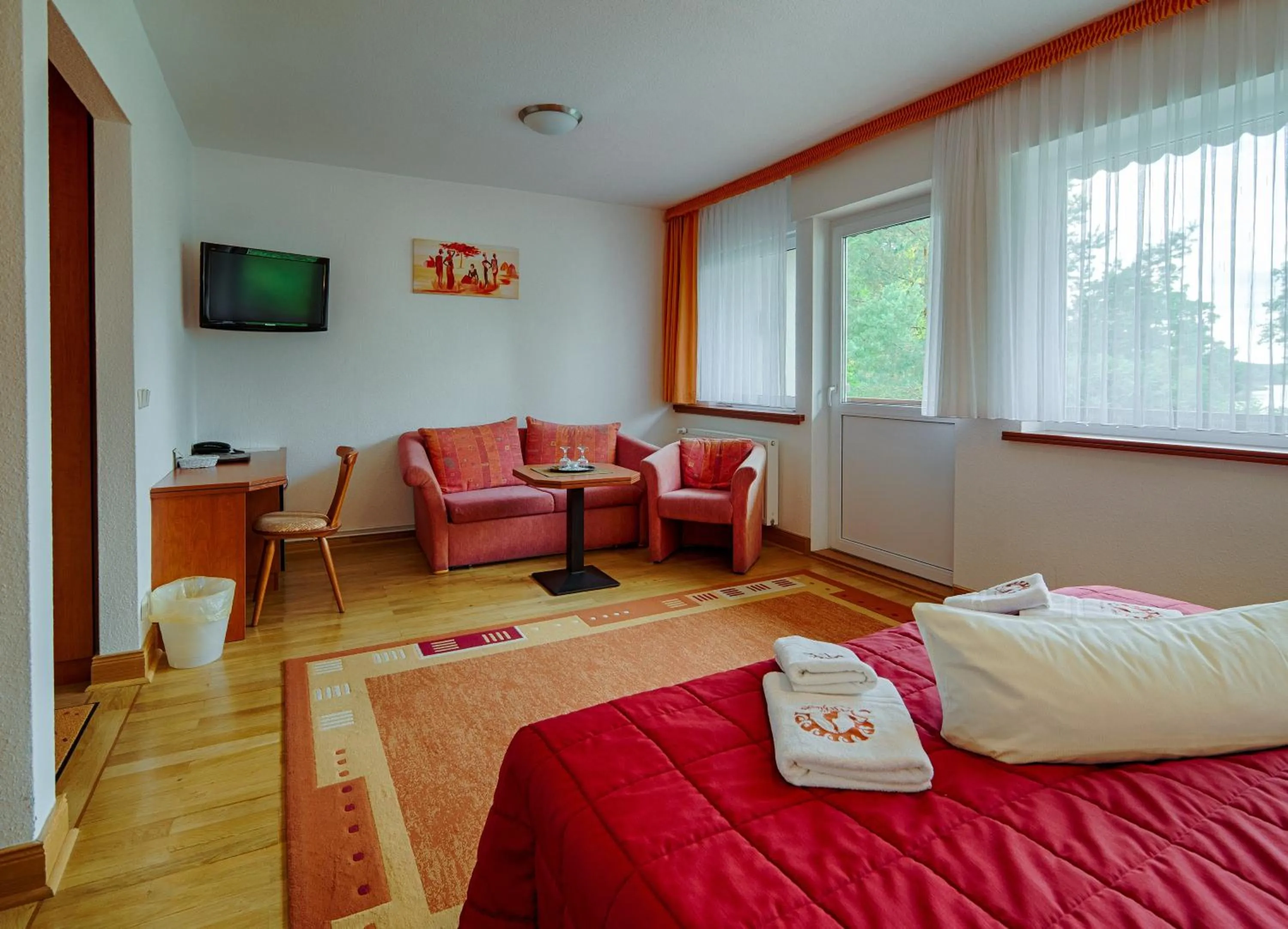 Seating area in Hotel Seeschlösschen