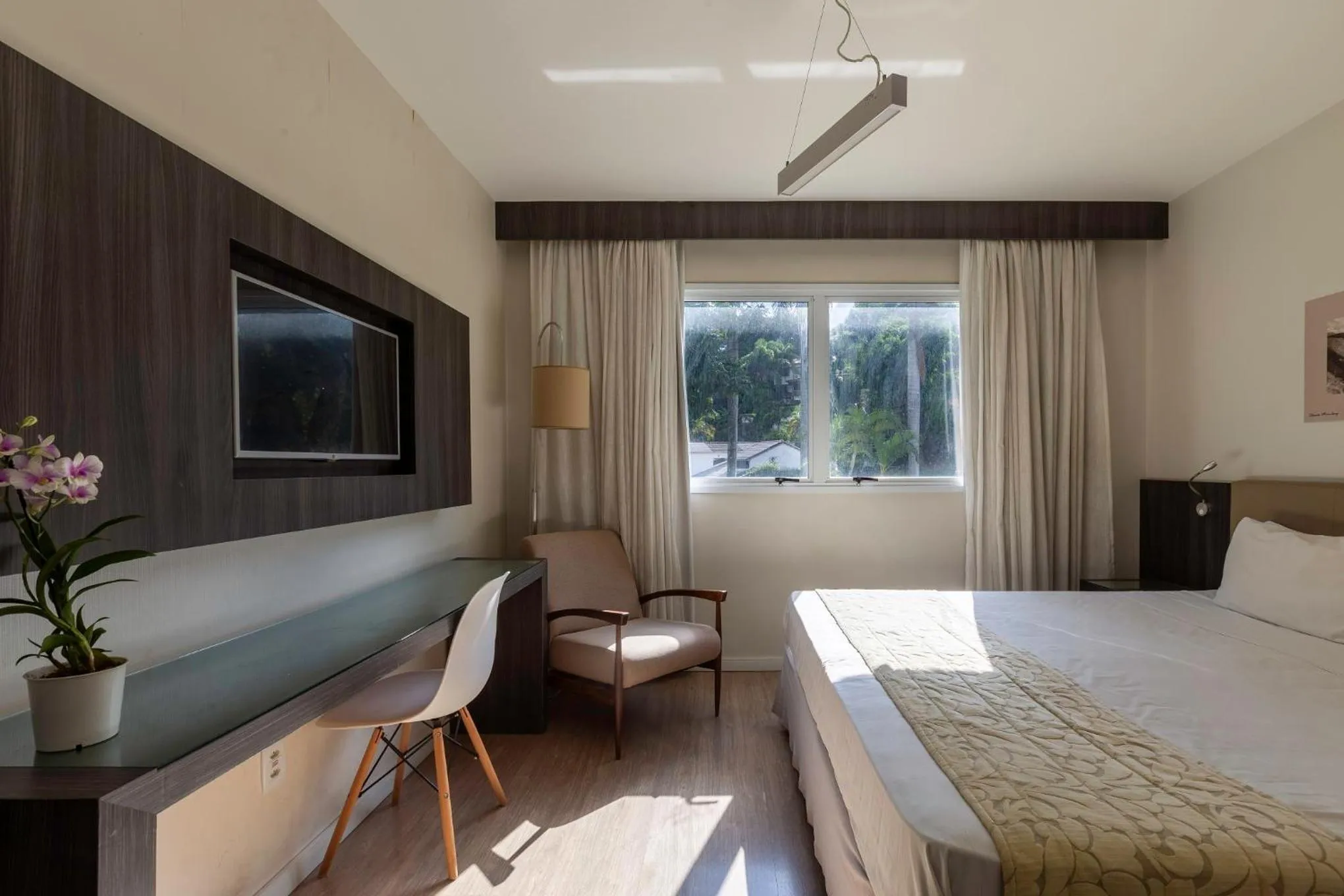 Bed in CHA Pampulha Design Hotel