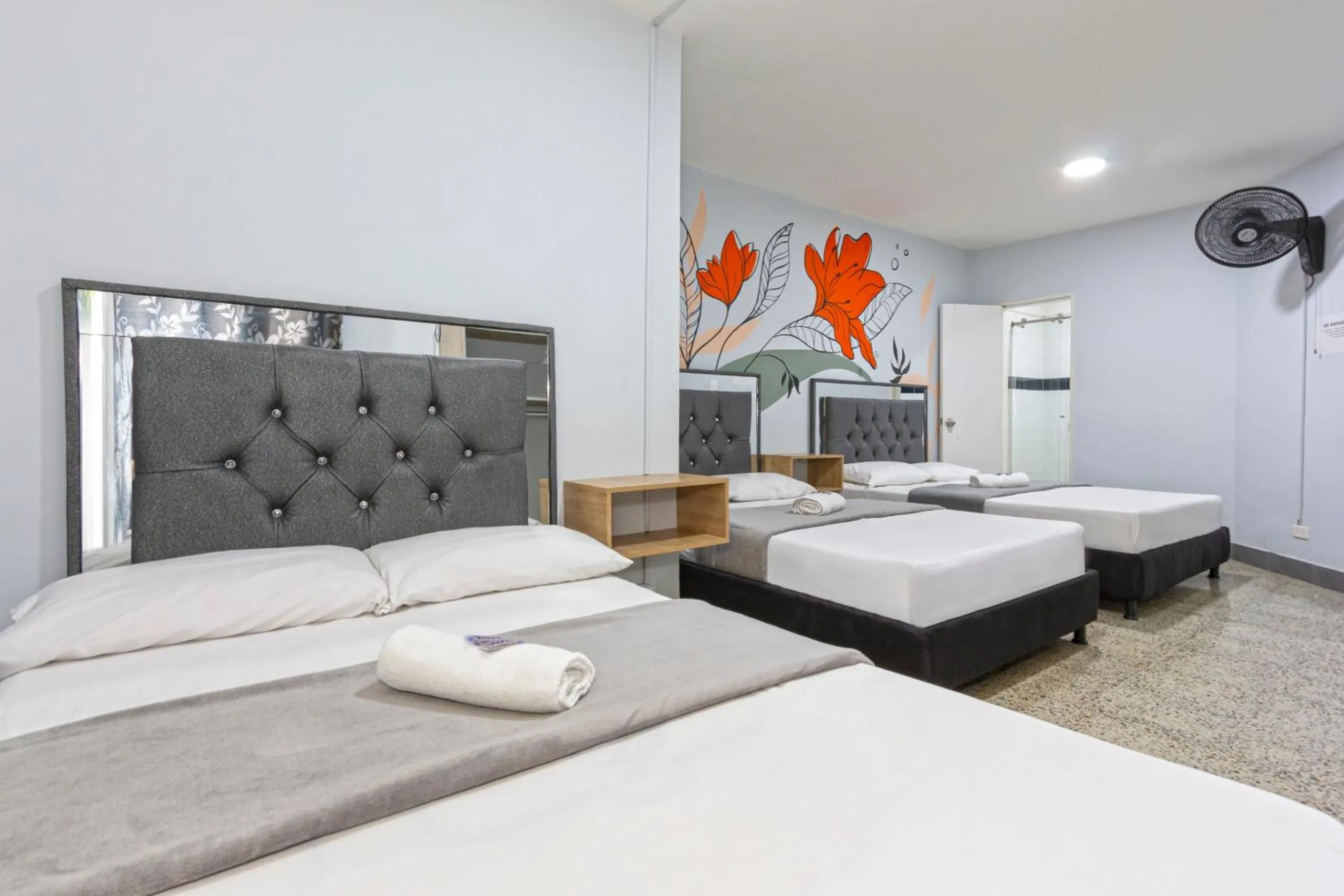 Bed in Hotel Guayacanes 70