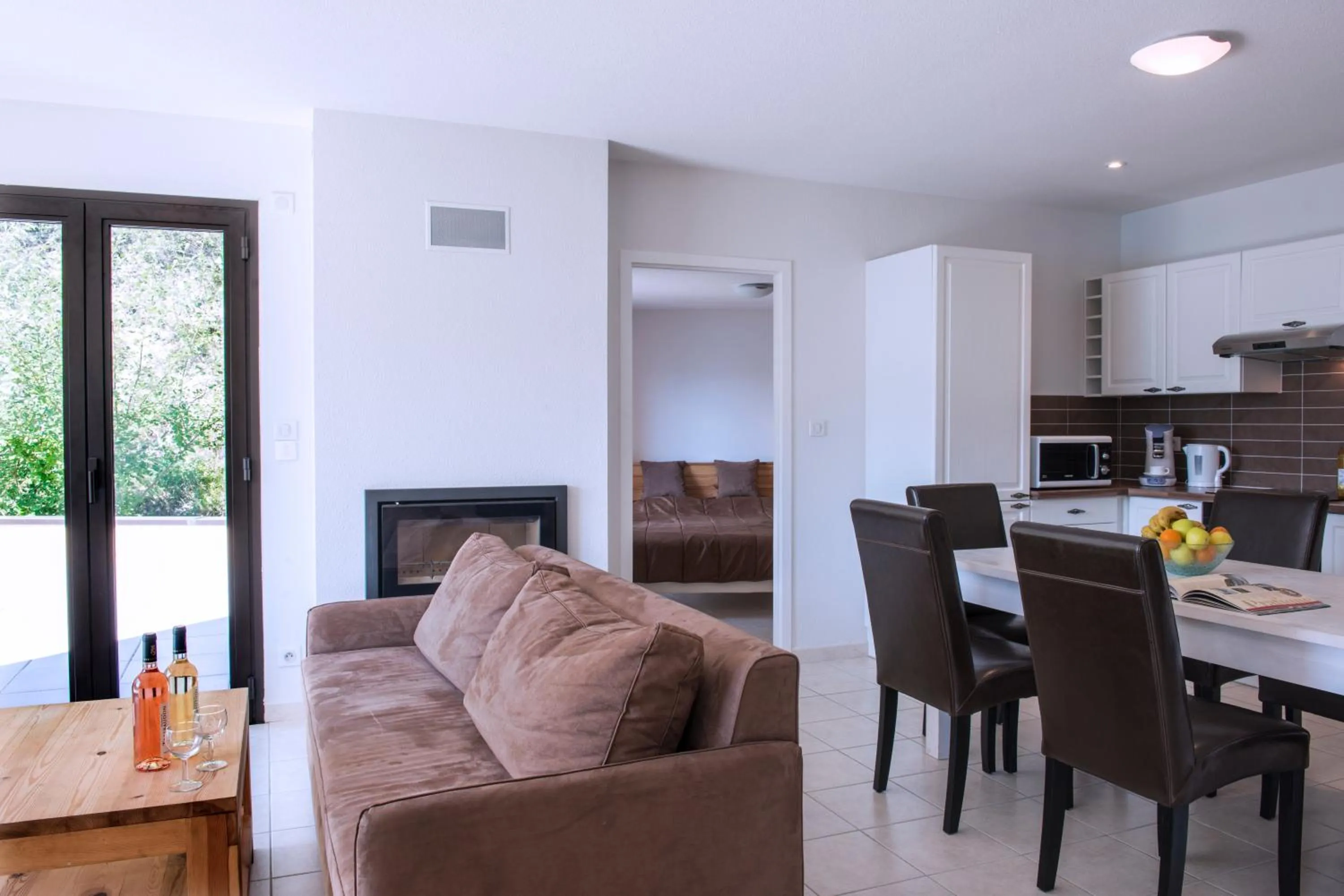 Living room in L'Ecrin du Lac