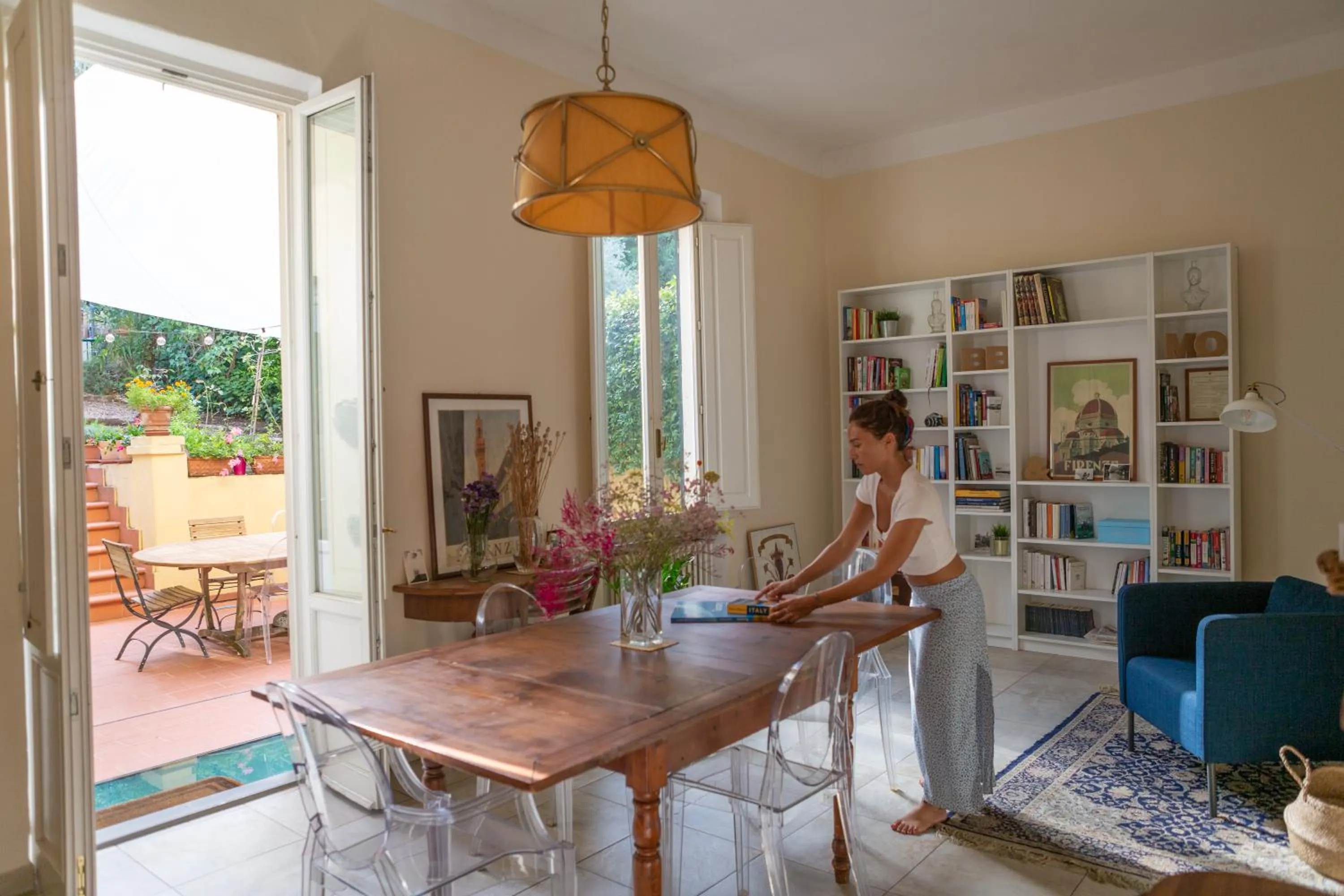 Seating area in B&B Monte Oliveto