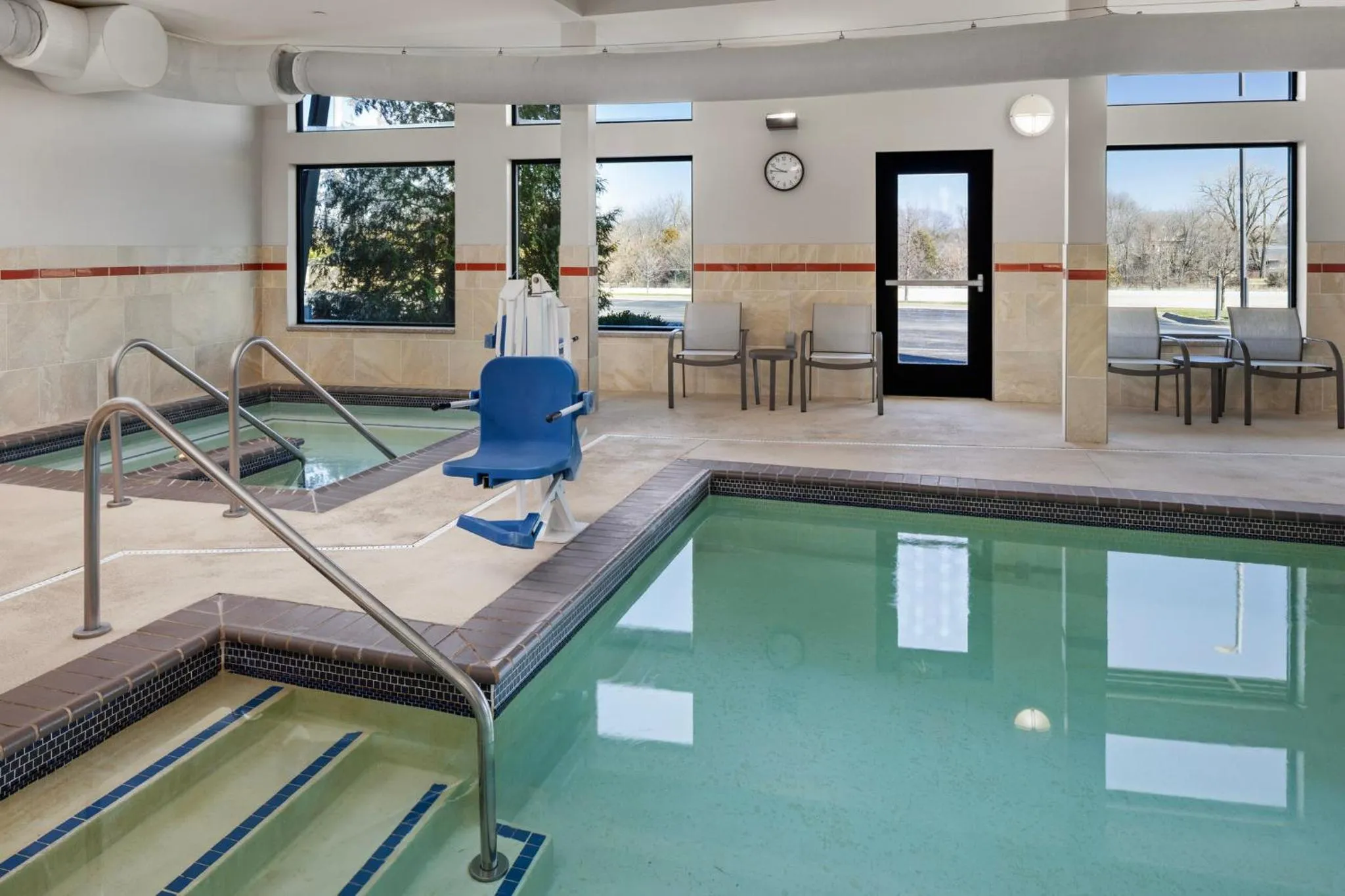 Swimming pool in Holiday Inn Express Moline - Quad Cities Area by IHG