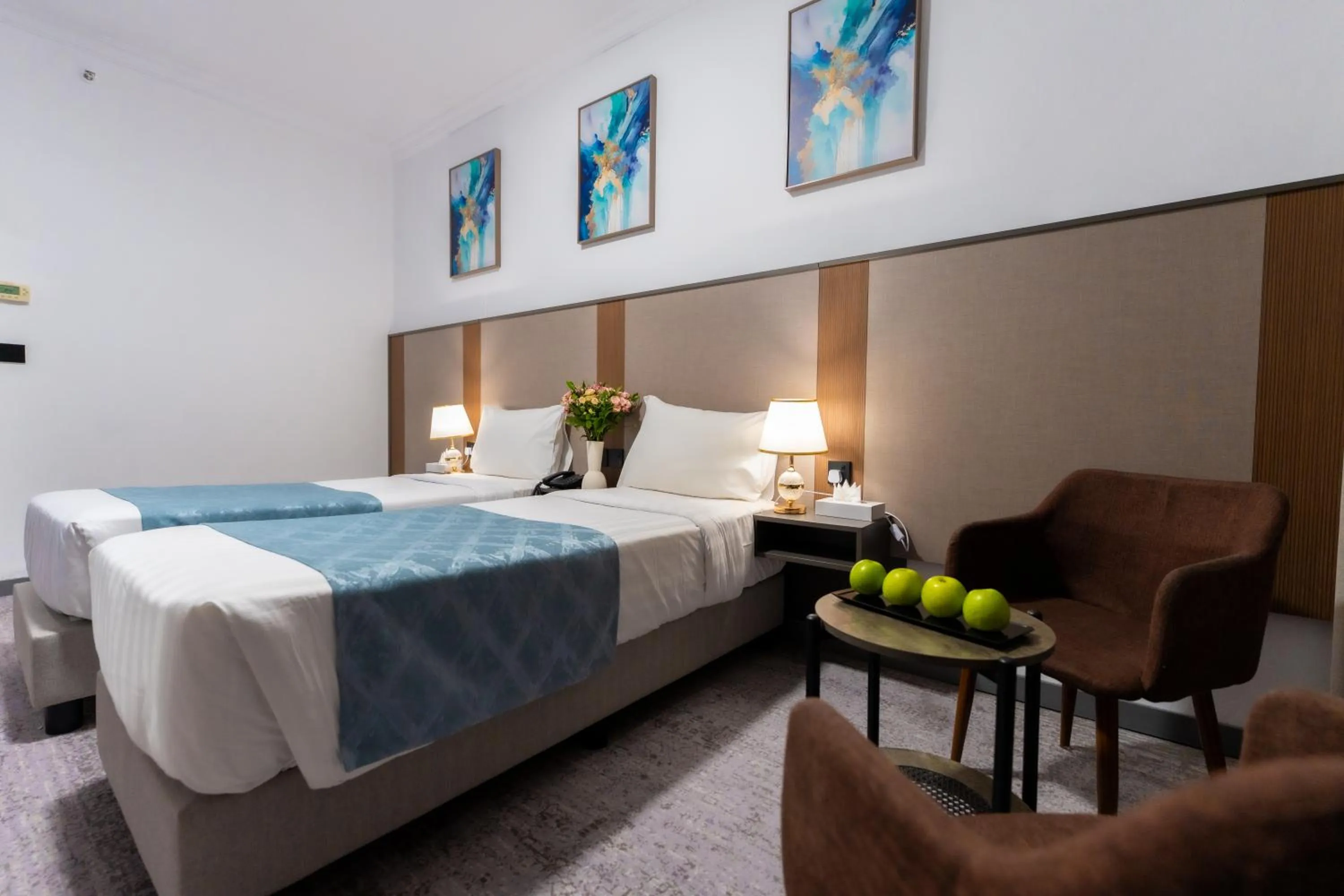 Bed in Araek Taiba Hotel