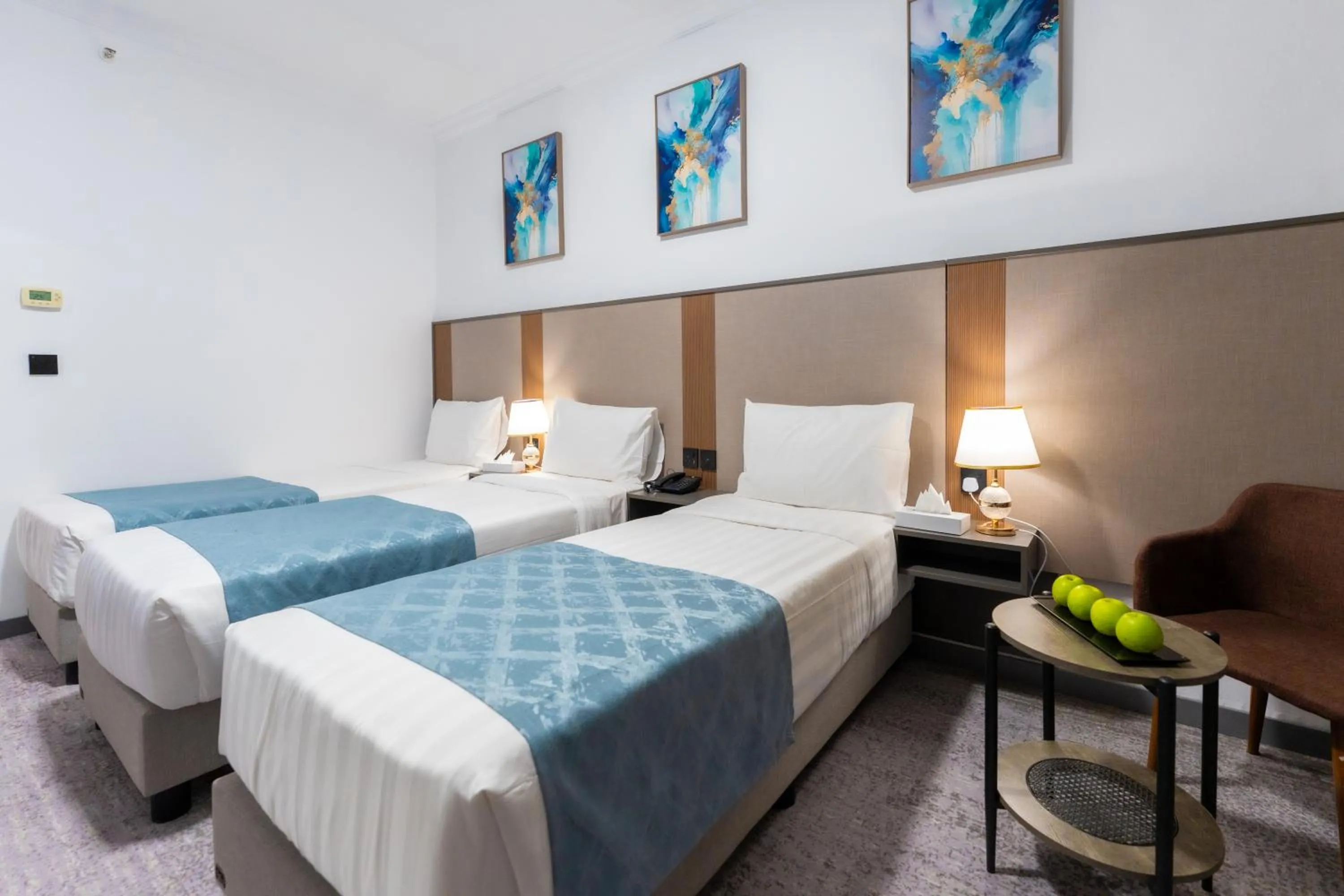 Bed in Araek Taiba Hotel