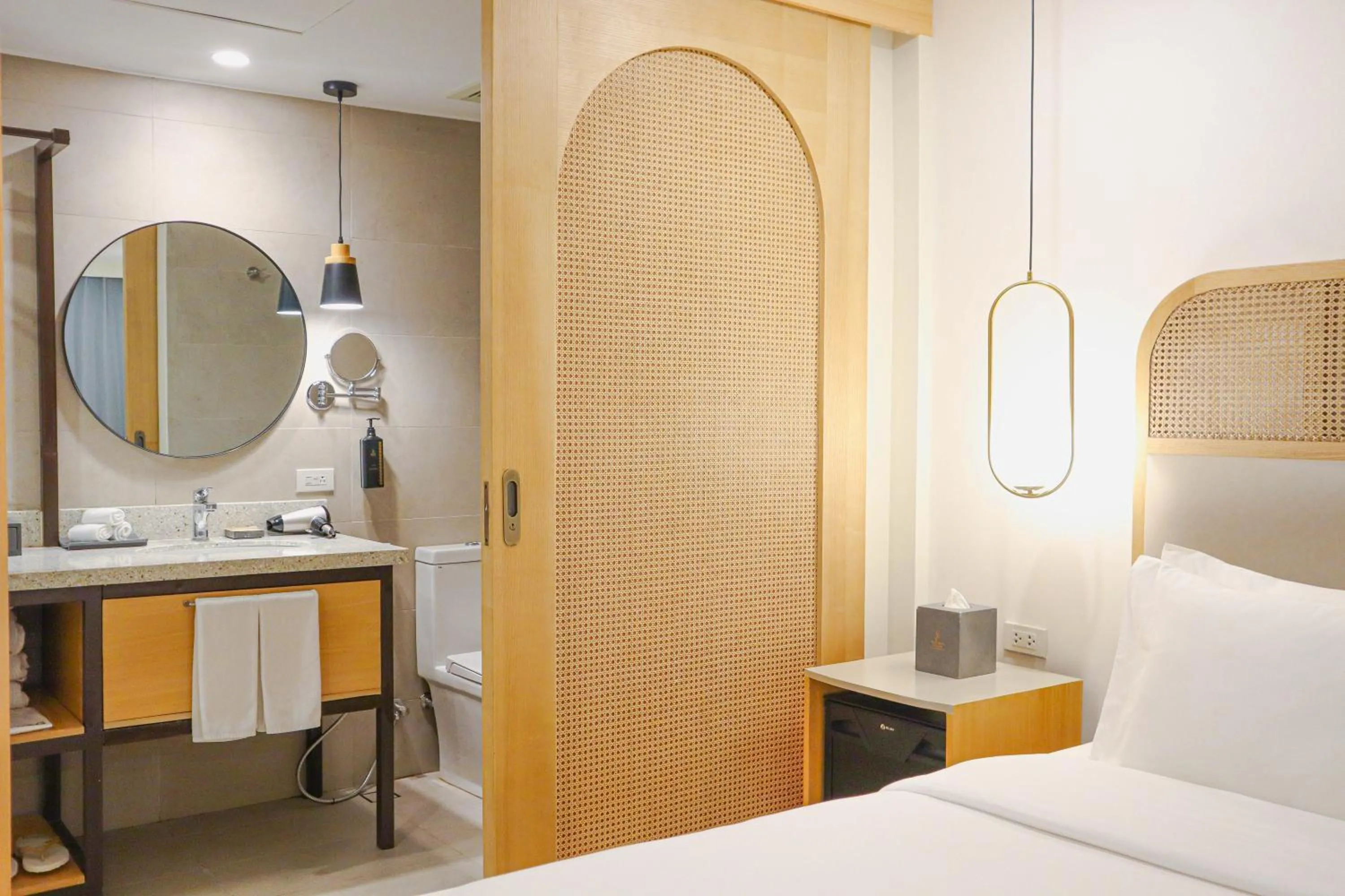 Bathroom, Bed in Mandarin Nest Boracay