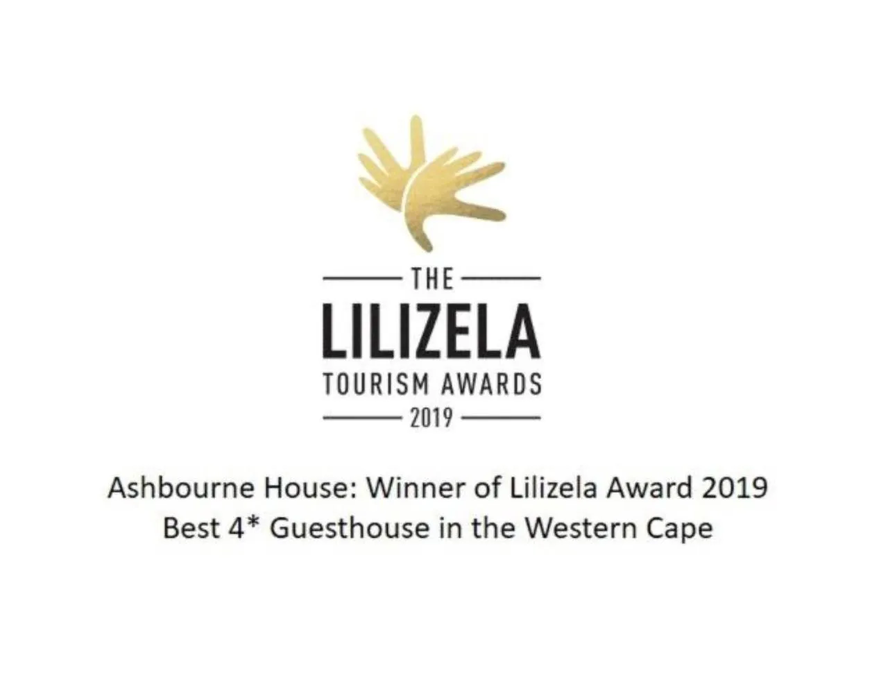 Certificate/Award in Ashbourne Boutique Guest House