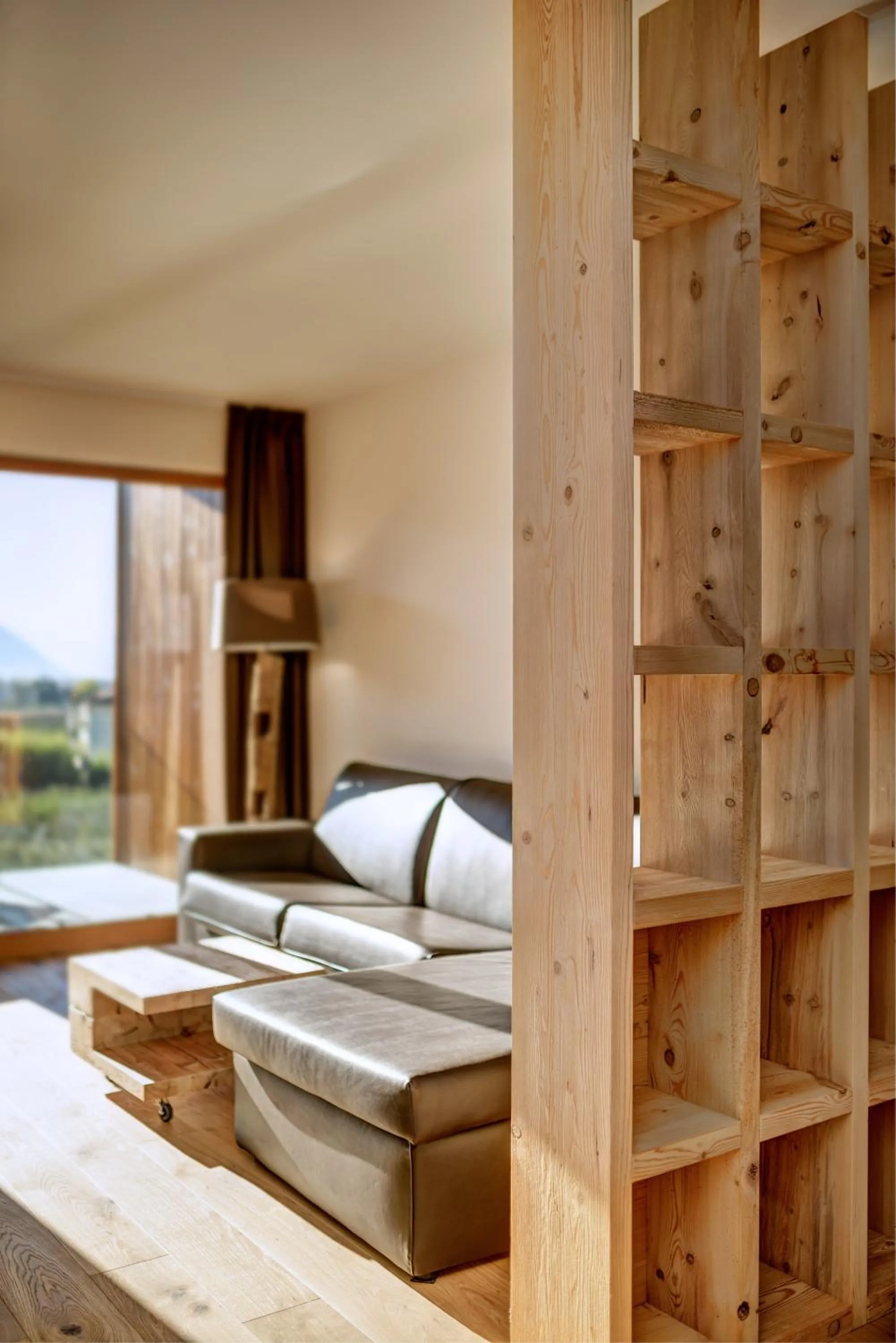 Living room, Bed in Residence Der Heinrichshof