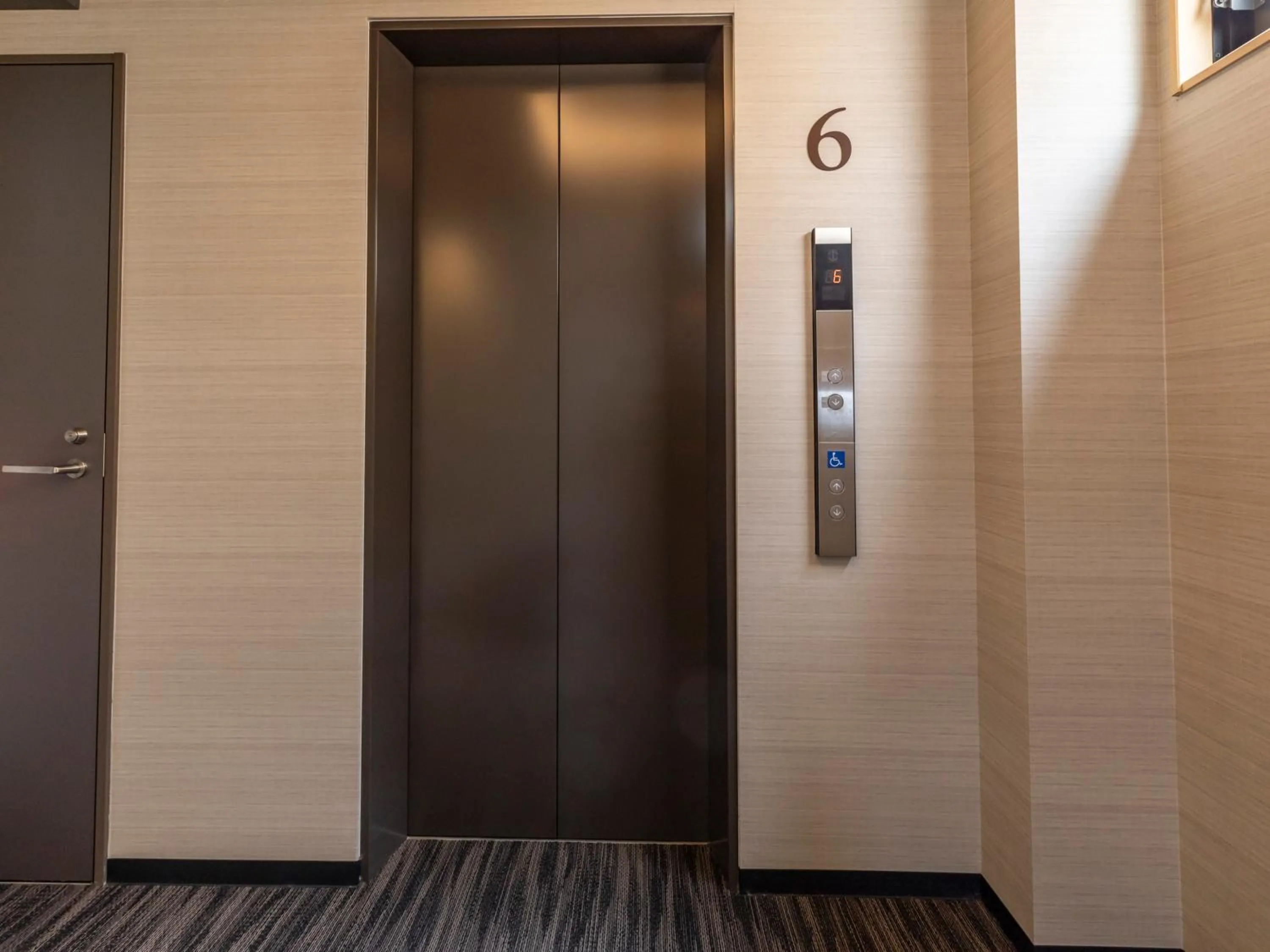 elevator in Tabist kiki HOTEL KYOTO Gojo Karasuma