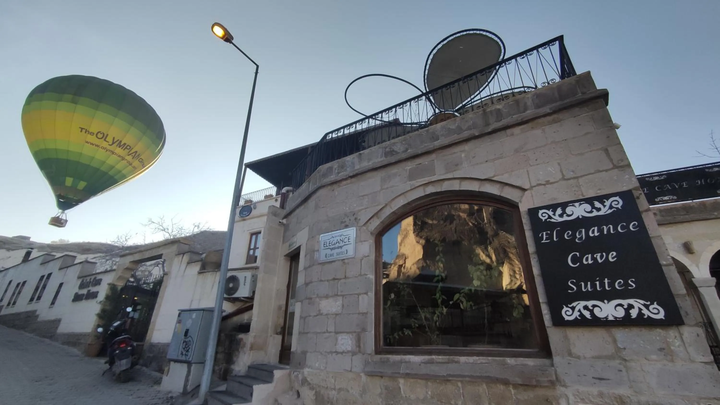 Property building in Elegance Cave Suites & Restaurant