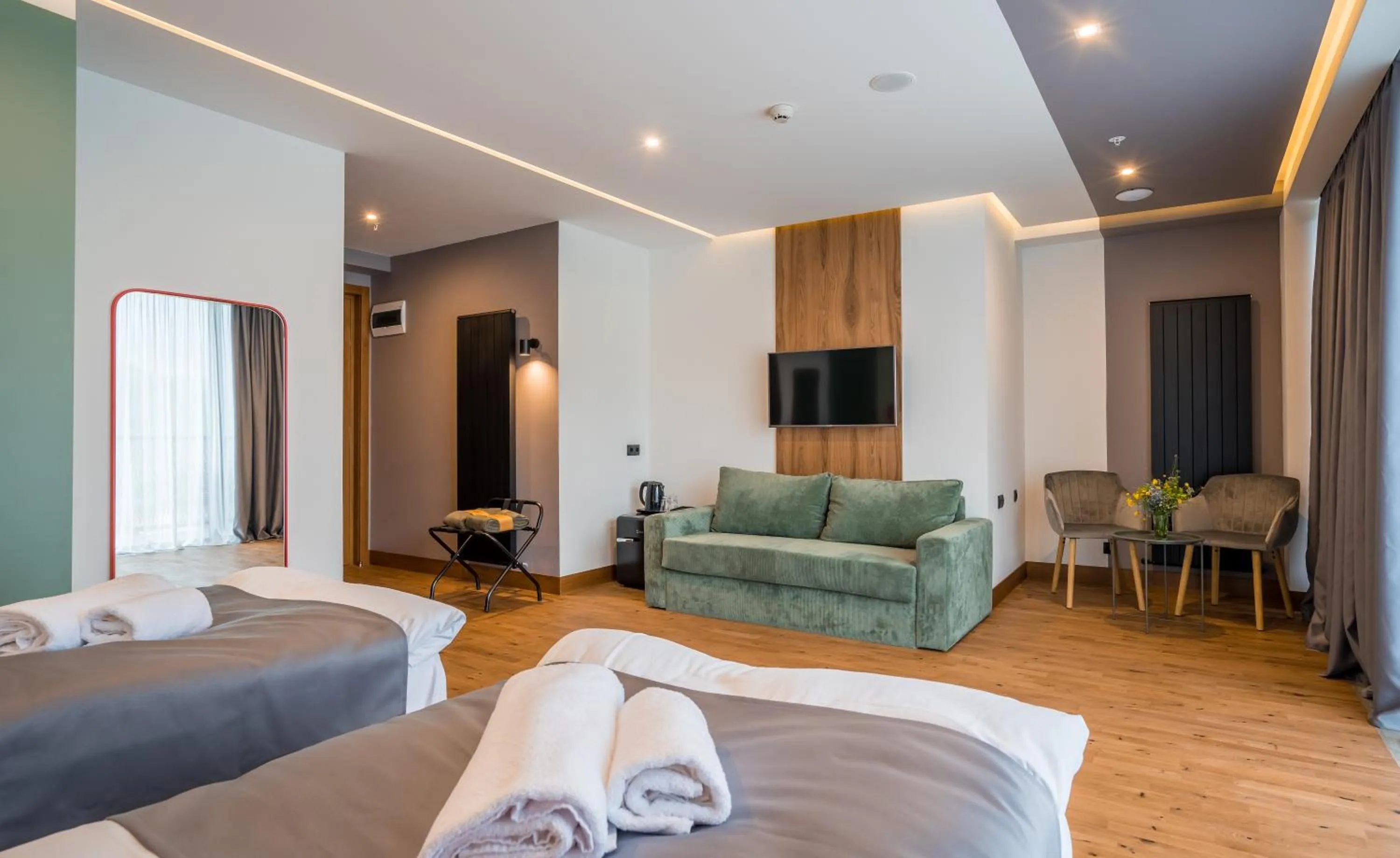 TV and multimedia, Bed in Step Inn - Kazbegi