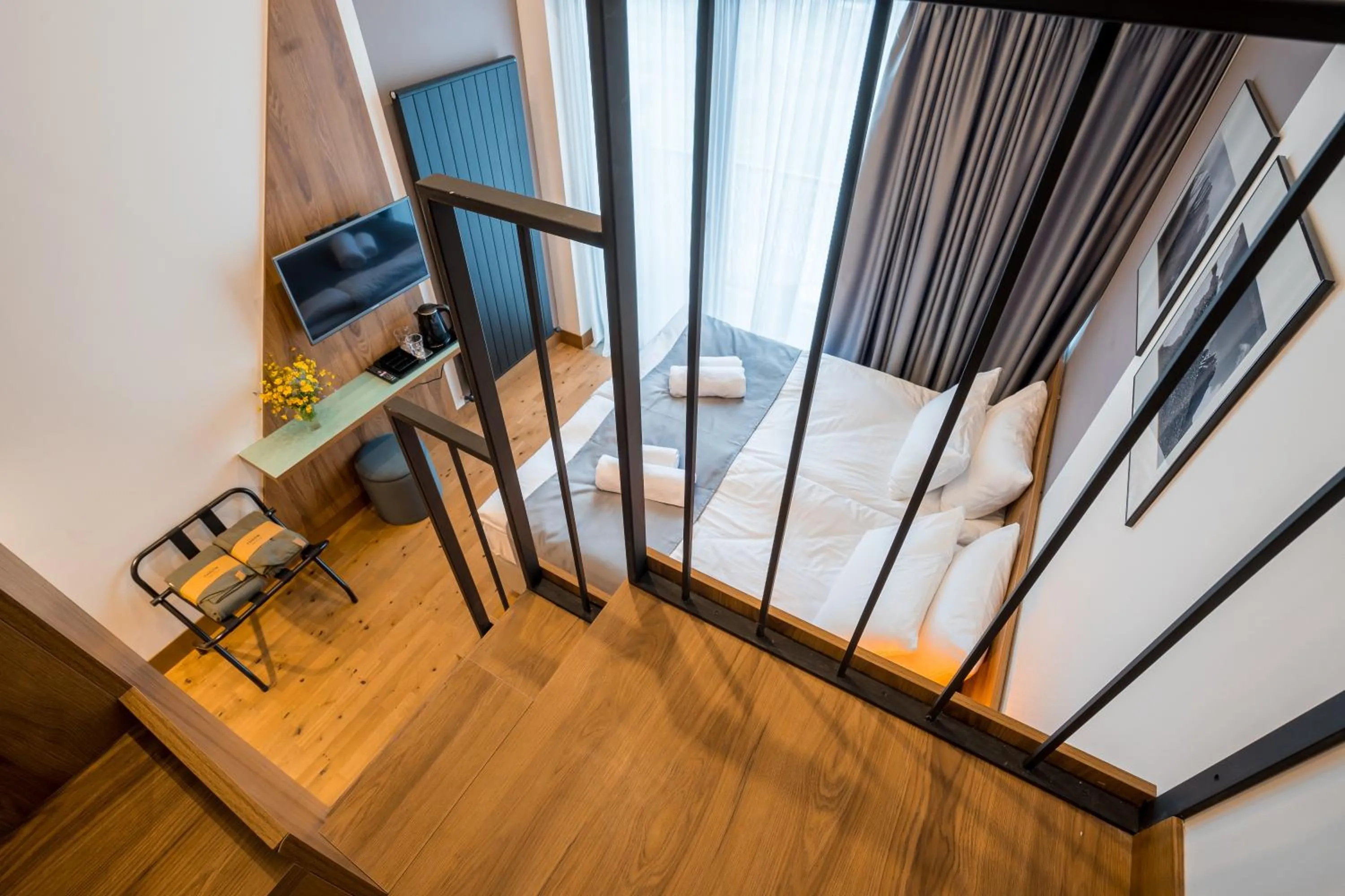 Photo of the whole room, Bed in Step Inn - Kazbegi