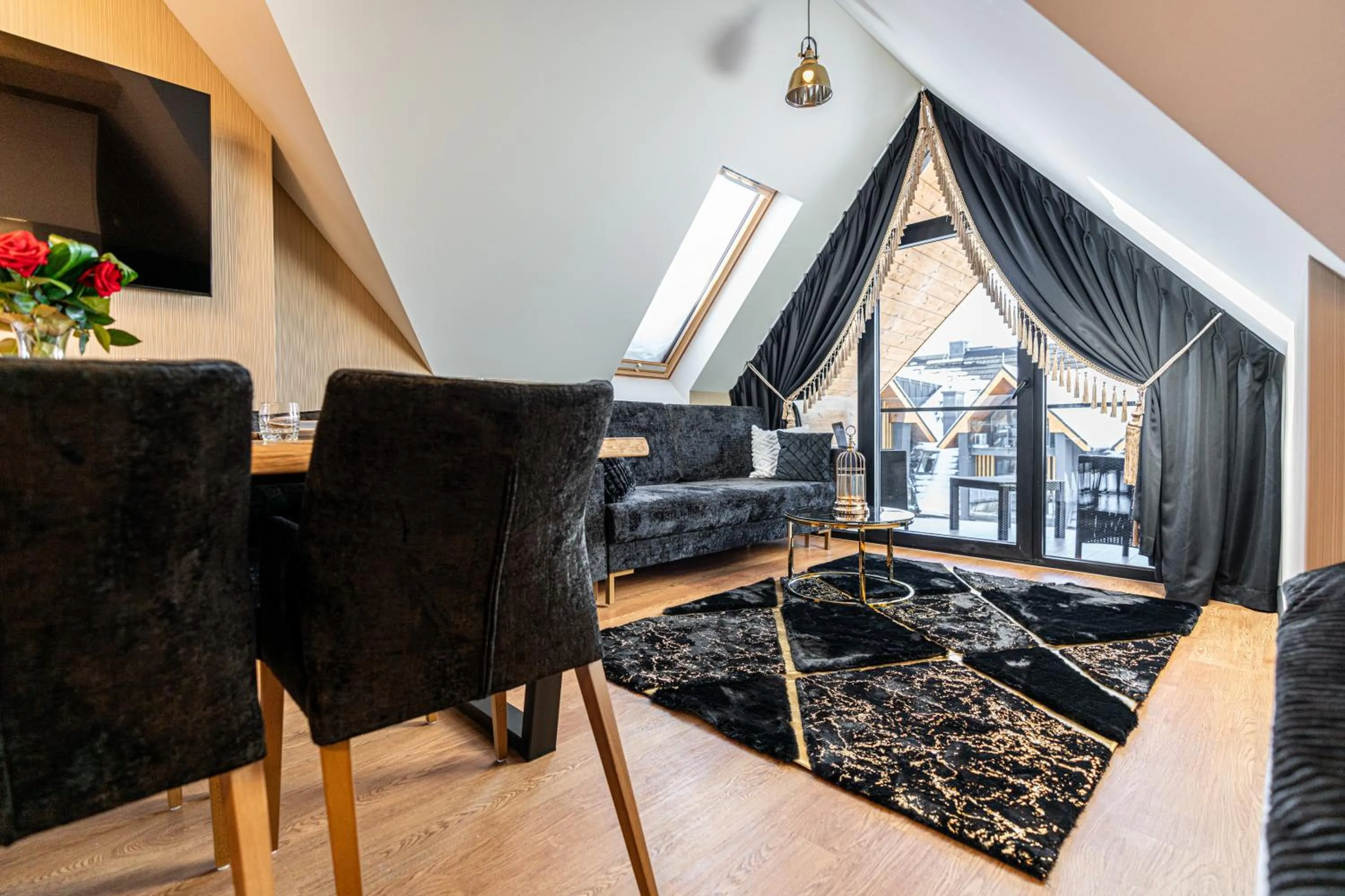 Living room in Aparthotel Diamond SPA Aqua