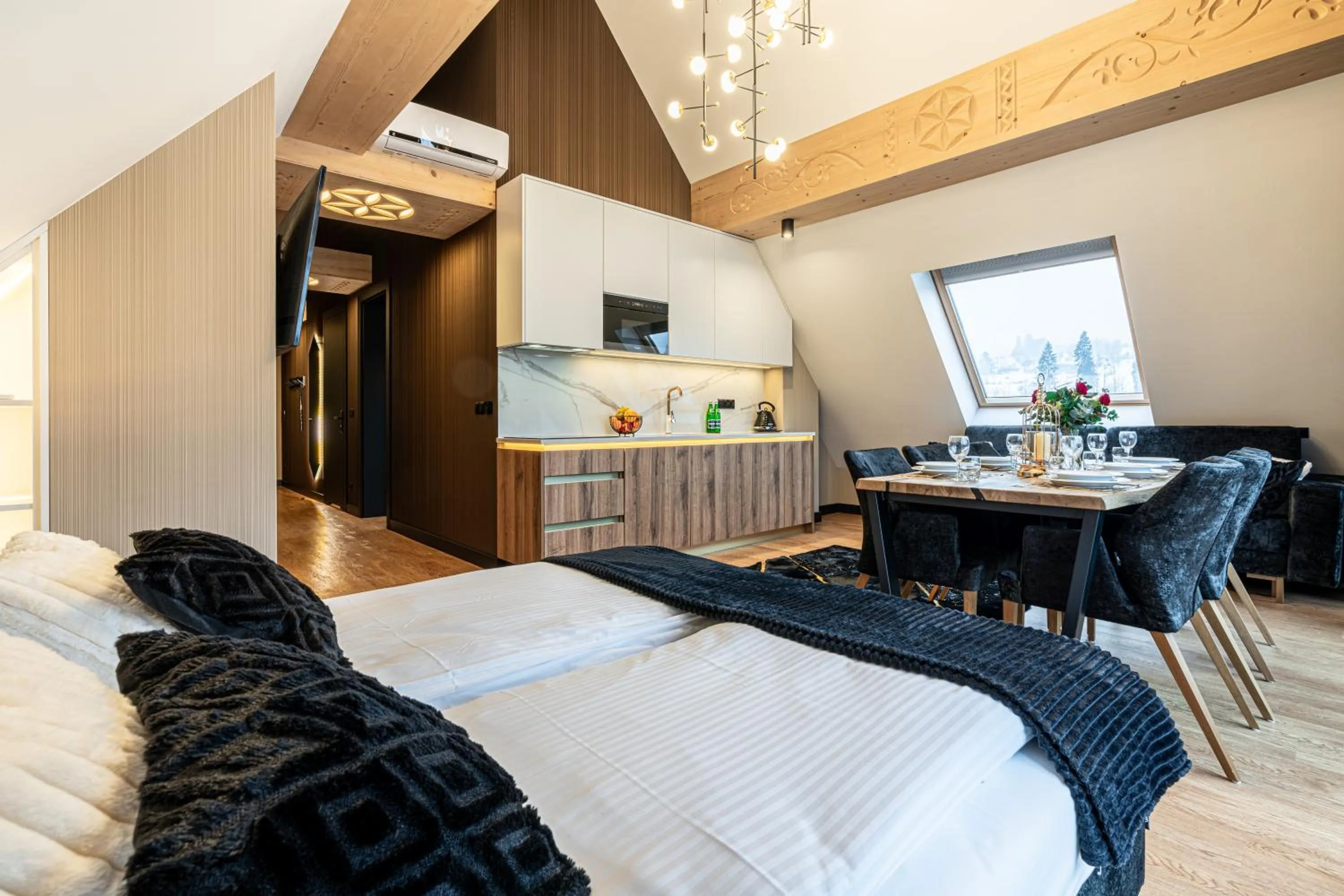 Bed in Aparthotel Diamond SPA Aqua