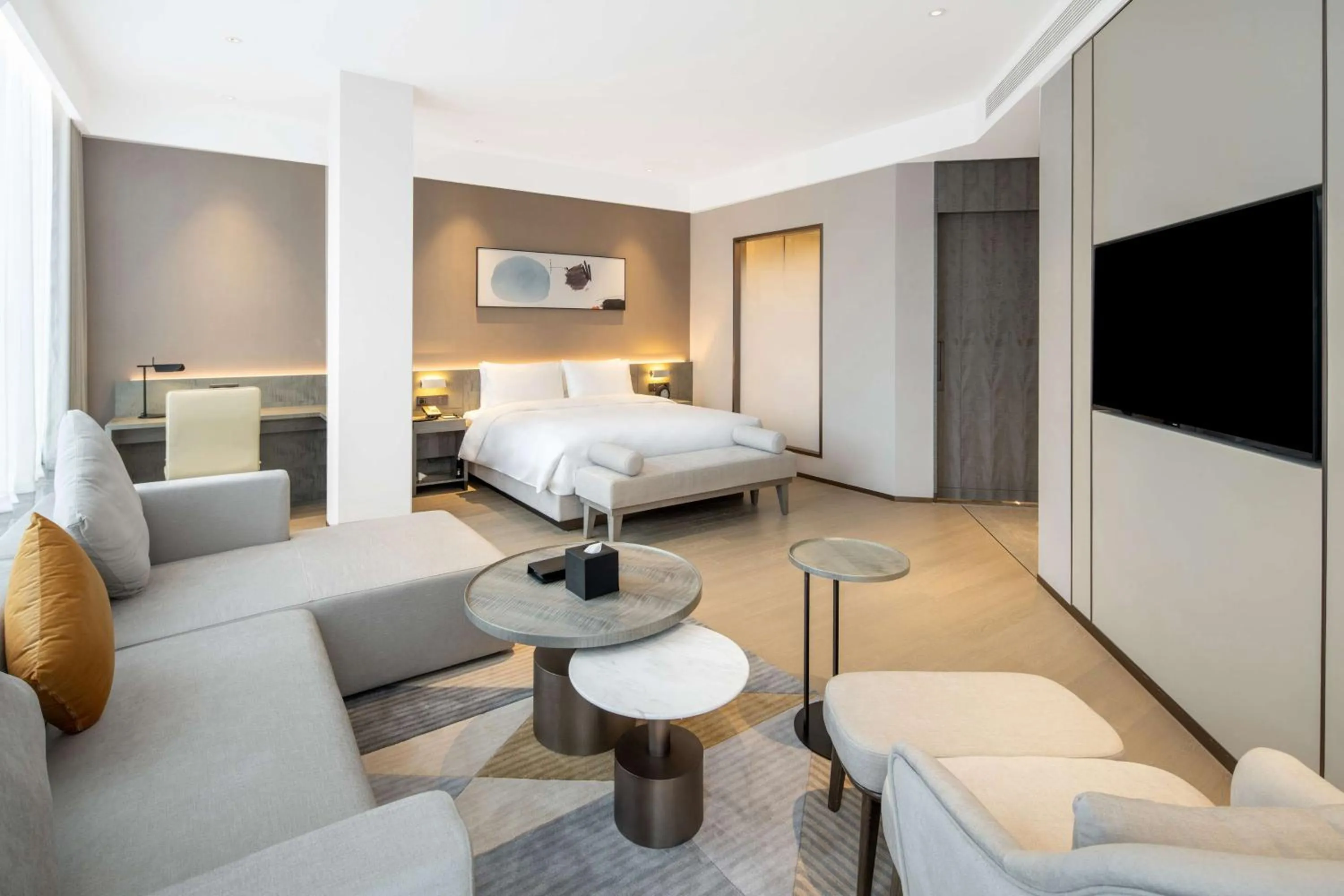 Bedroom, Bed in Hyatt Place Linyi People Square