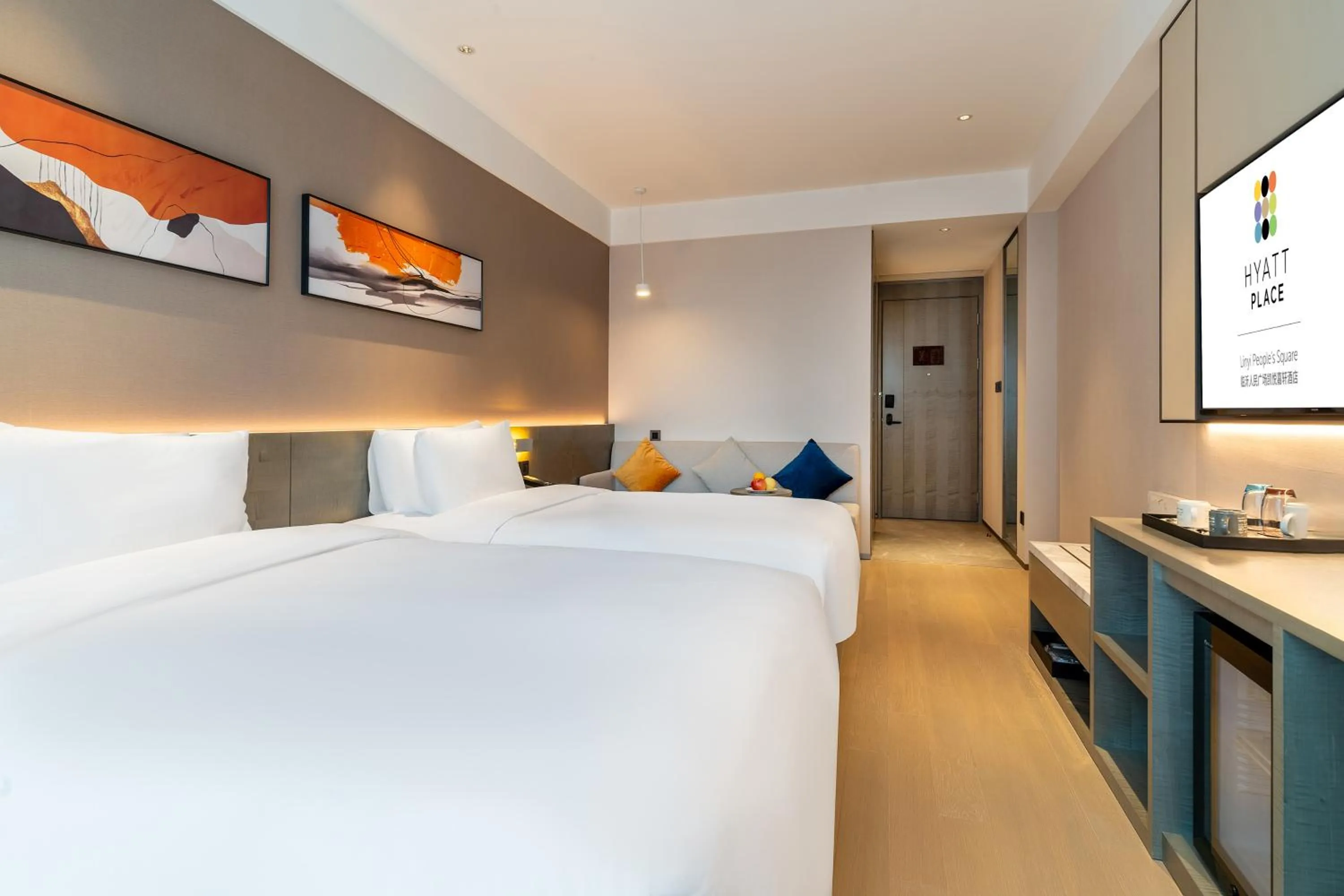 Bedroom, Bed in Hyatt Place Linyi People Square